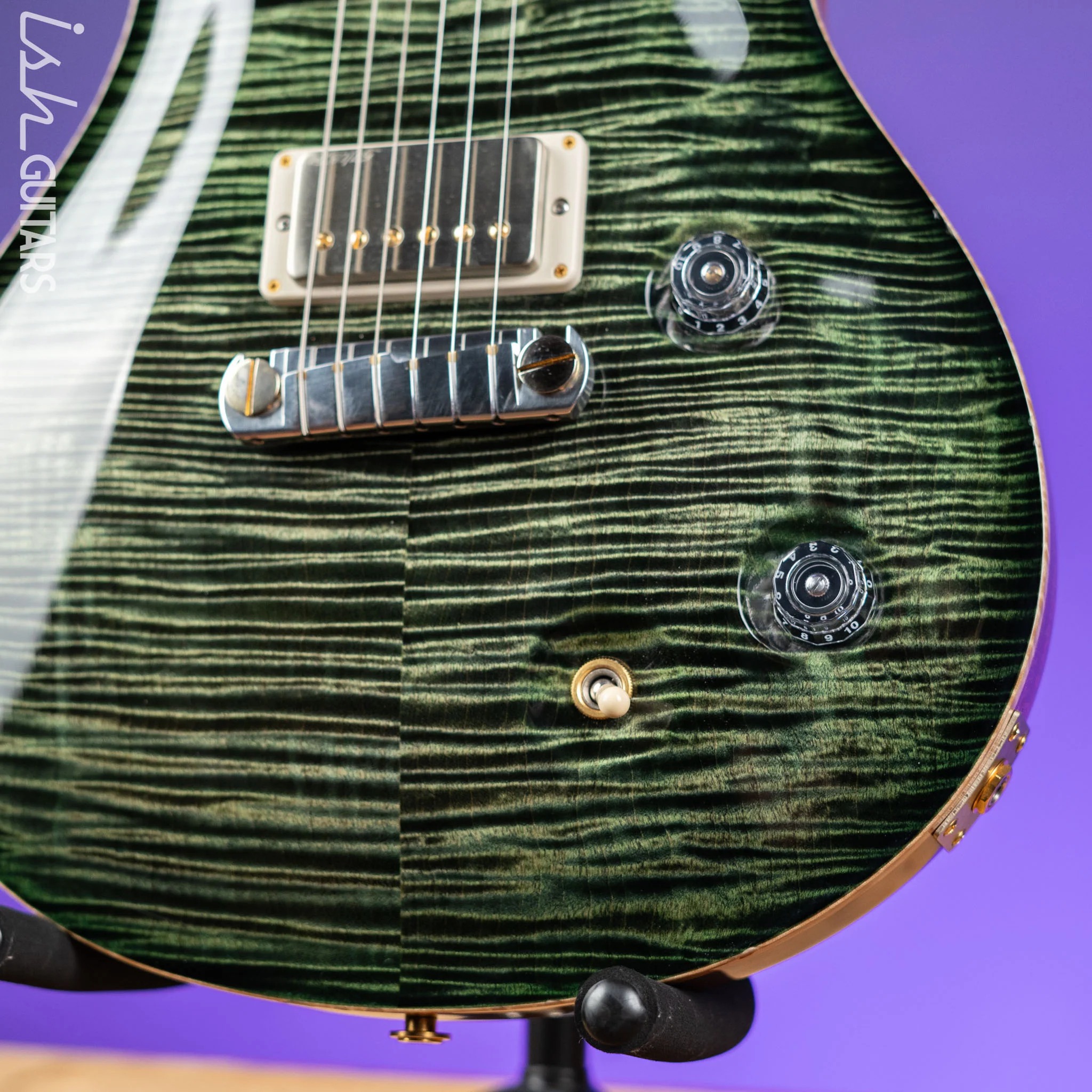 2014 PRS Private Stock Violin II Sage Smoked Burst - Image 4