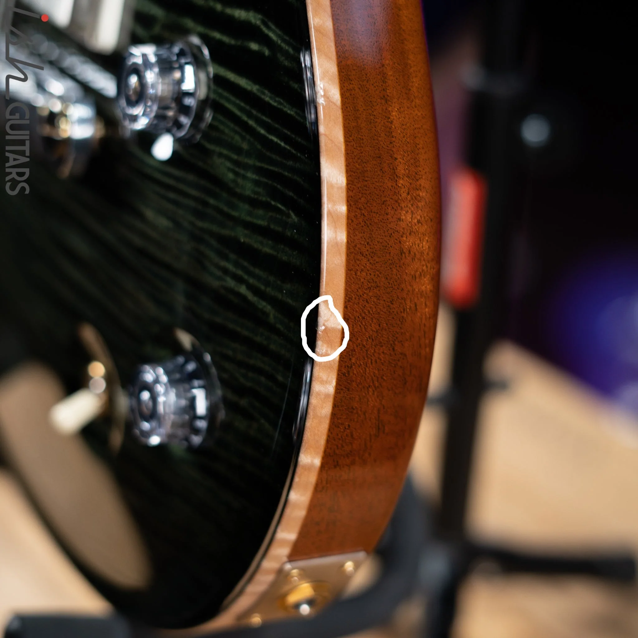 2014 PRS Private Stock Violin II Sage Smoked Burst - Image 8