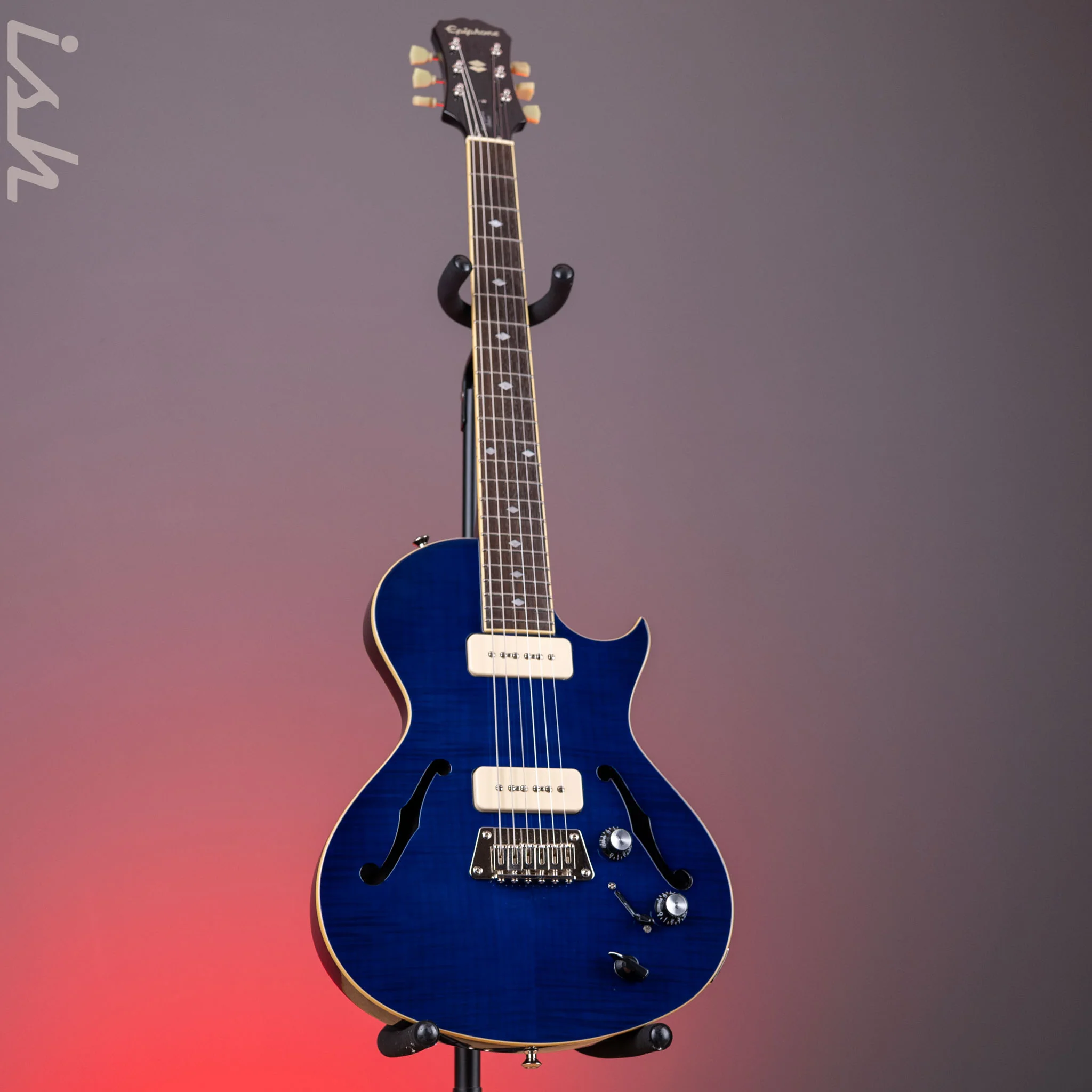 2015 Epiphone Blueshawk Deluxe Midnight Sapphire - Image 2