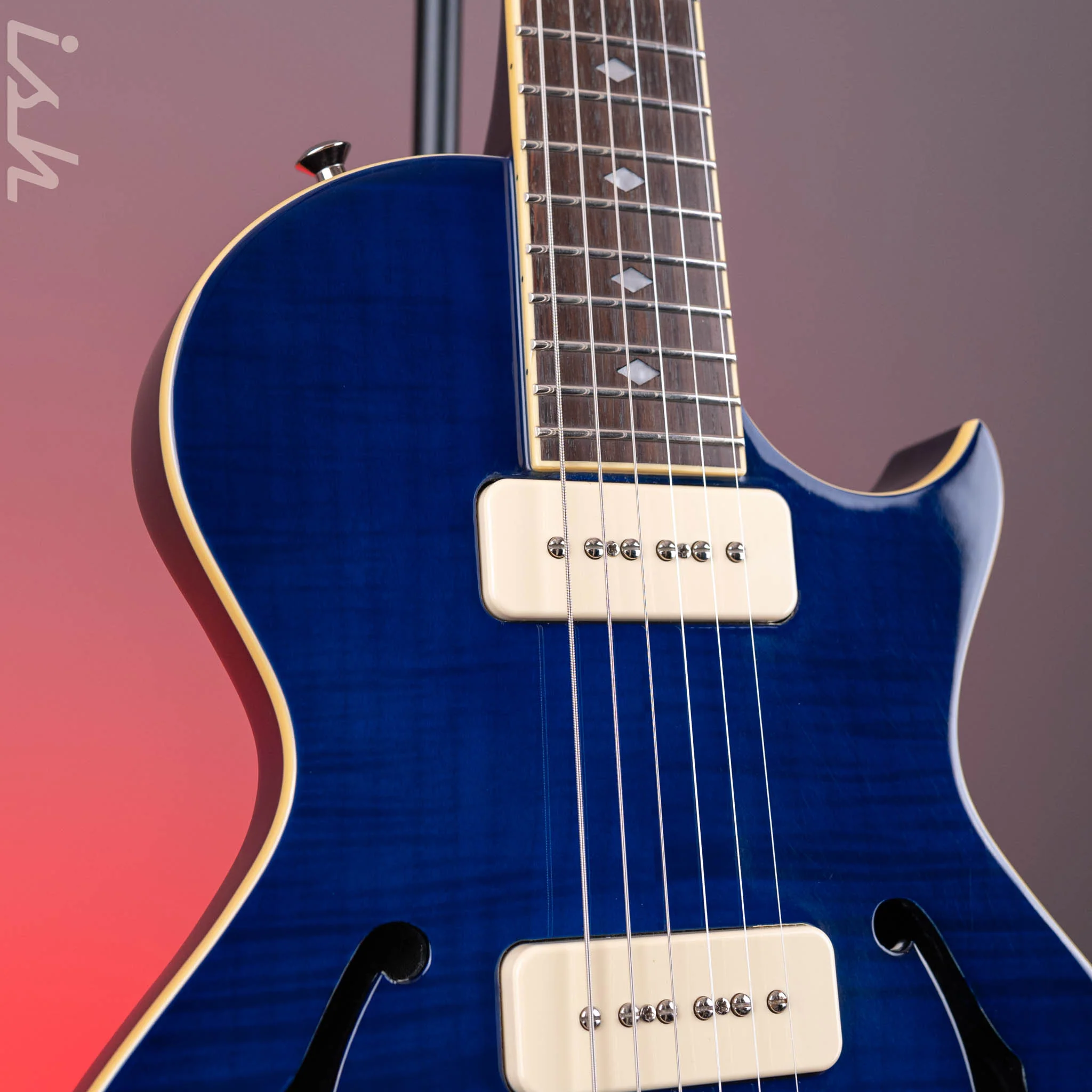 2015 Epiphone Blueshawk Deluxe Midnight Sapphire - Image 3