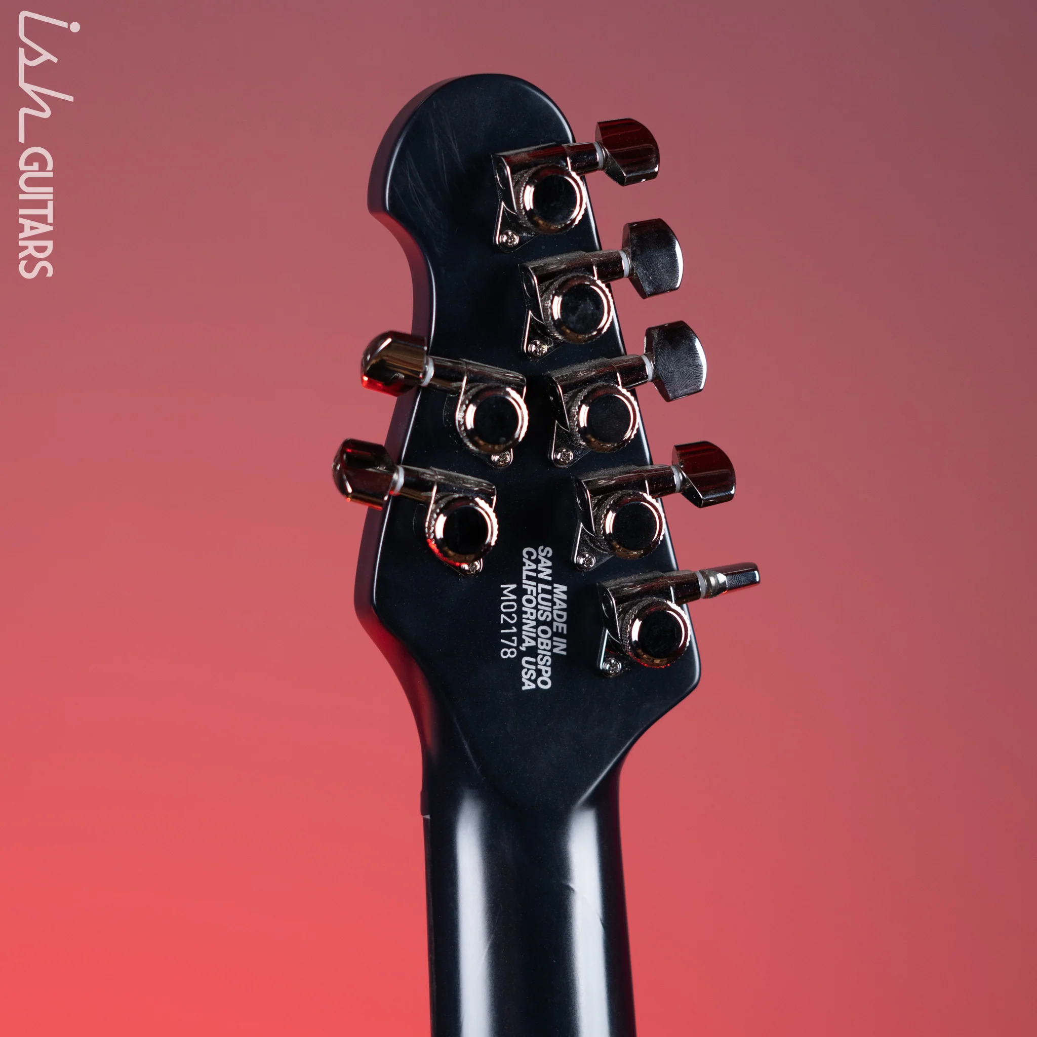 2015 Ernie Ball Music Man Majesty 7-String John Petrucci Signature Polar Noir - Image 11