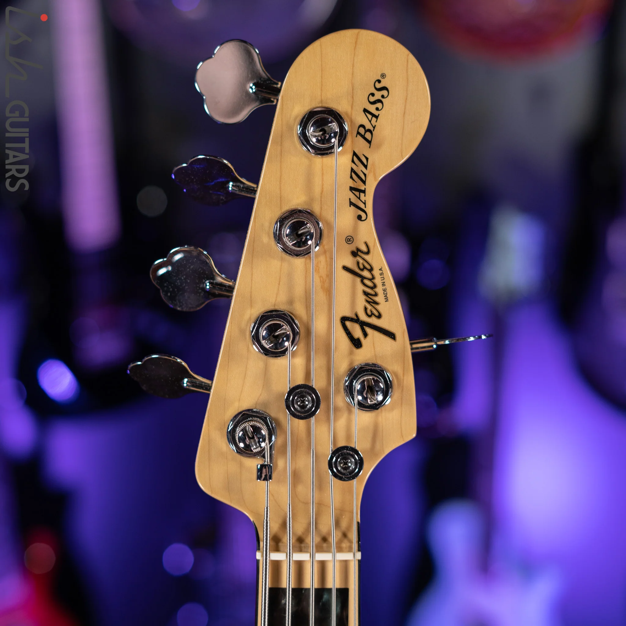 2015 Fender American Deluxe Jazz Bass Black - Image 11
