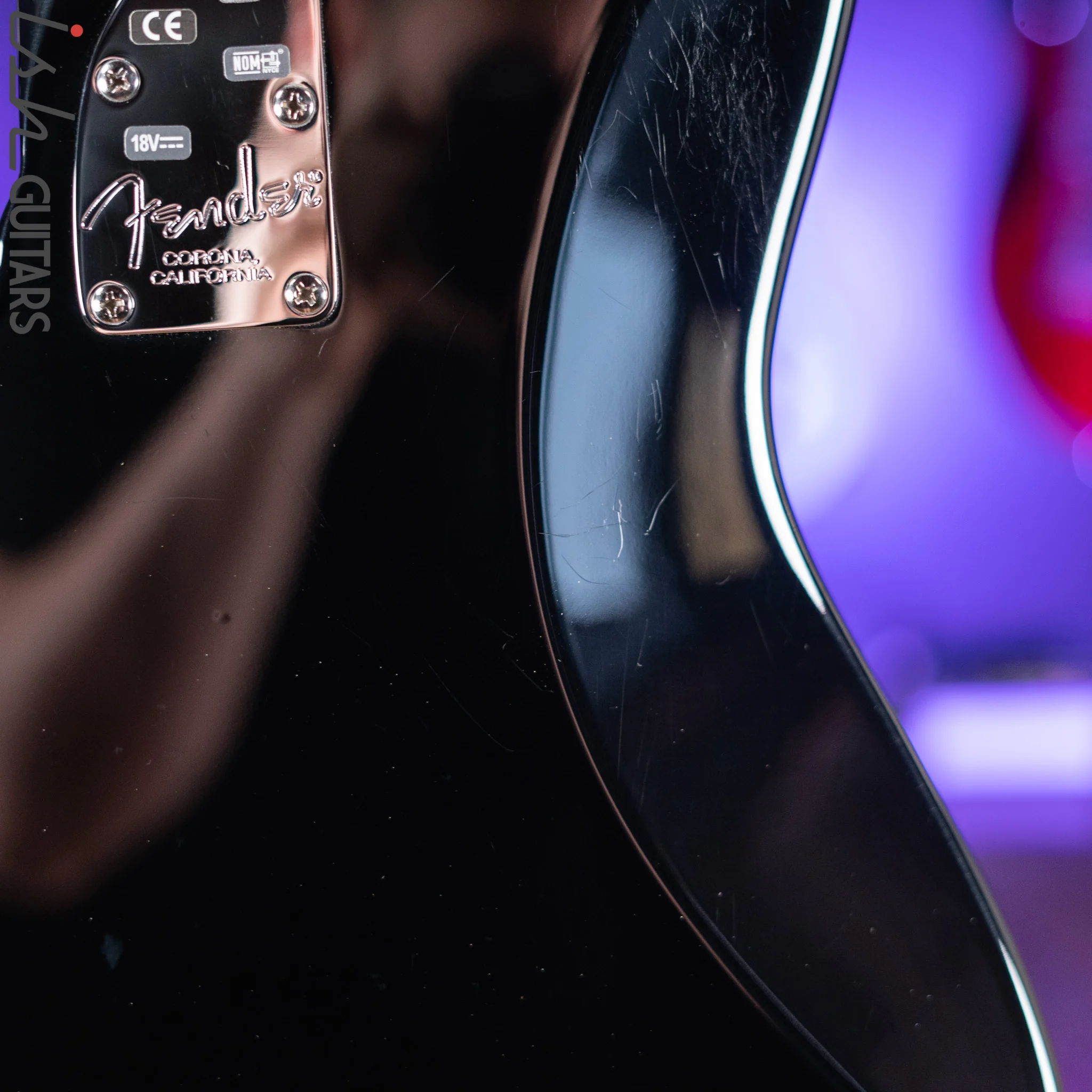 2015 Fender American Deluxe Jazz Bass Black - Image 16