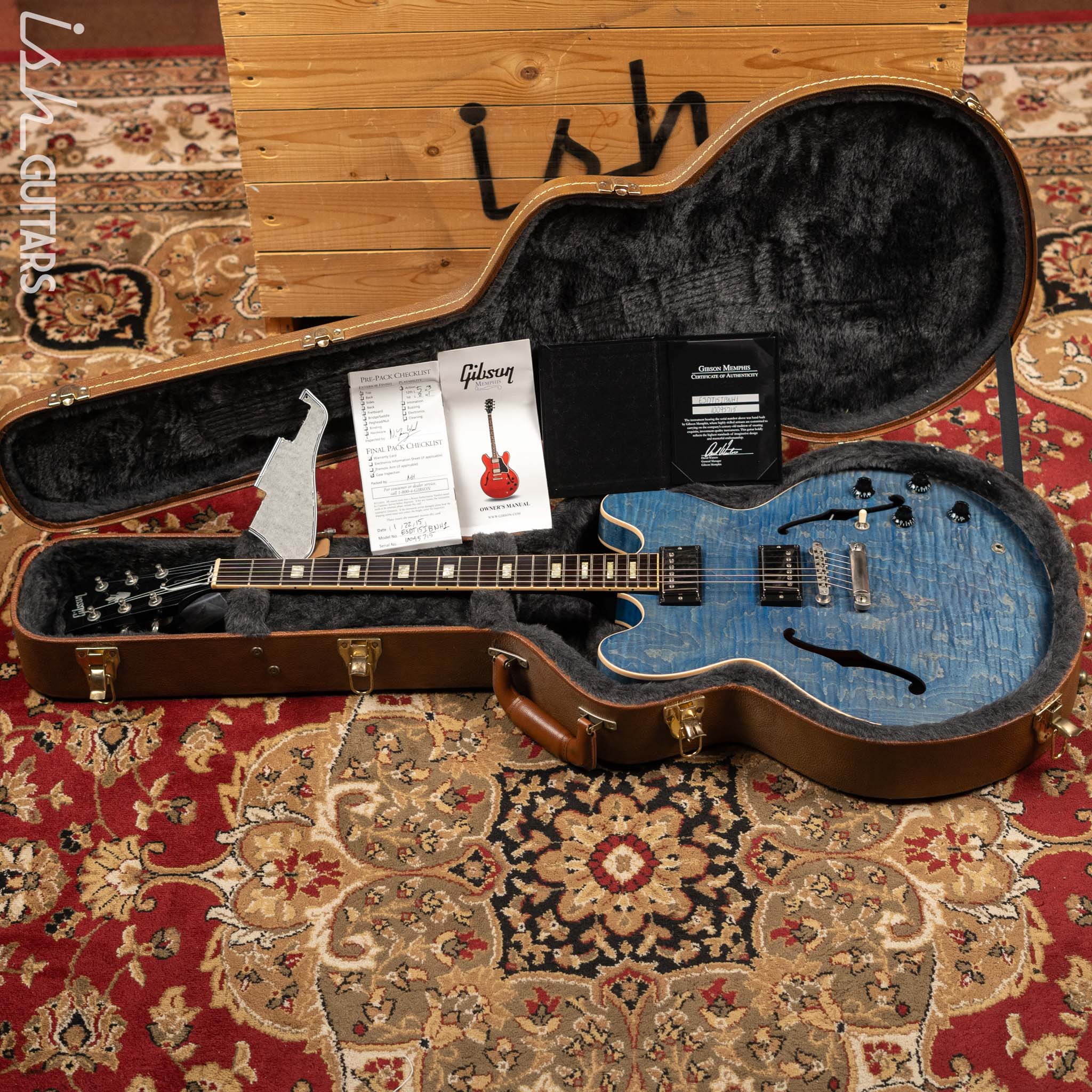 2015 Gibson Memphis ES-335 Indigo Stain - Image 22