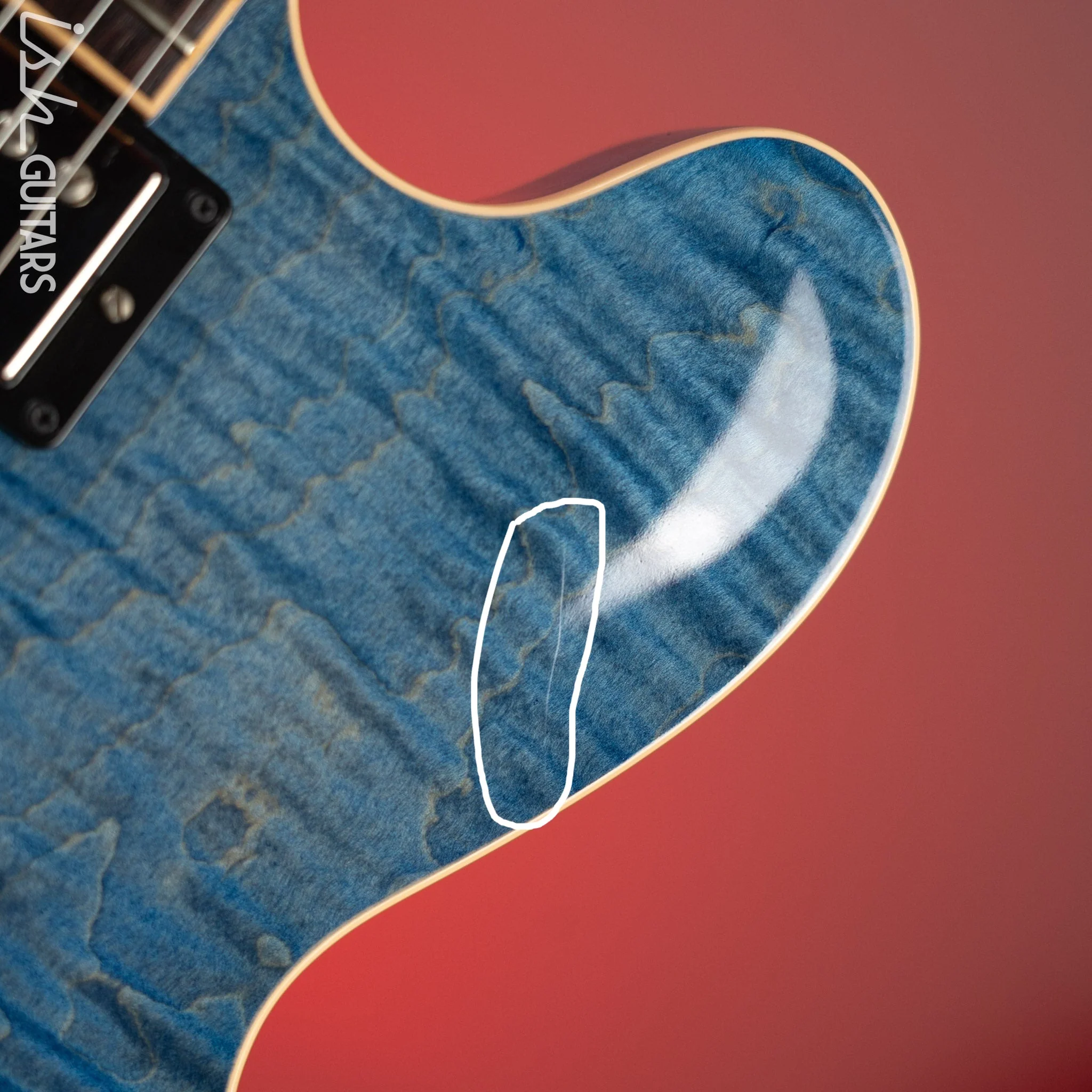 2015 Gibson Memphis ES-335 Indigo Stain - Image 8