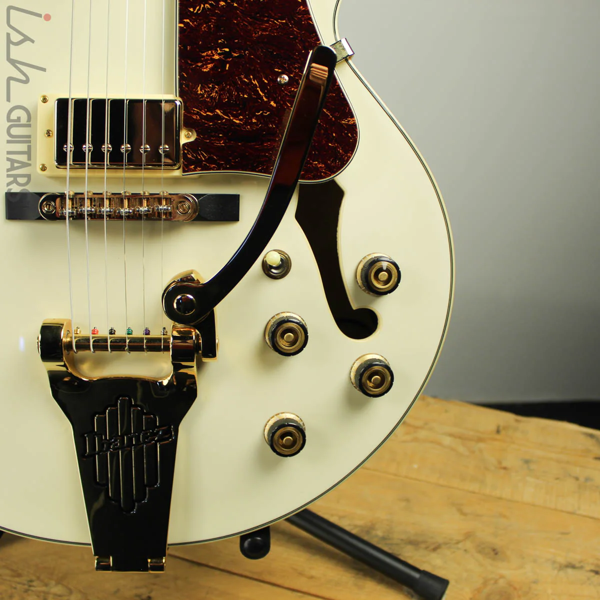 2015 Ibanez Artcore AF75TDG Hollowbody Ivory w/ Hardcase - Image 3