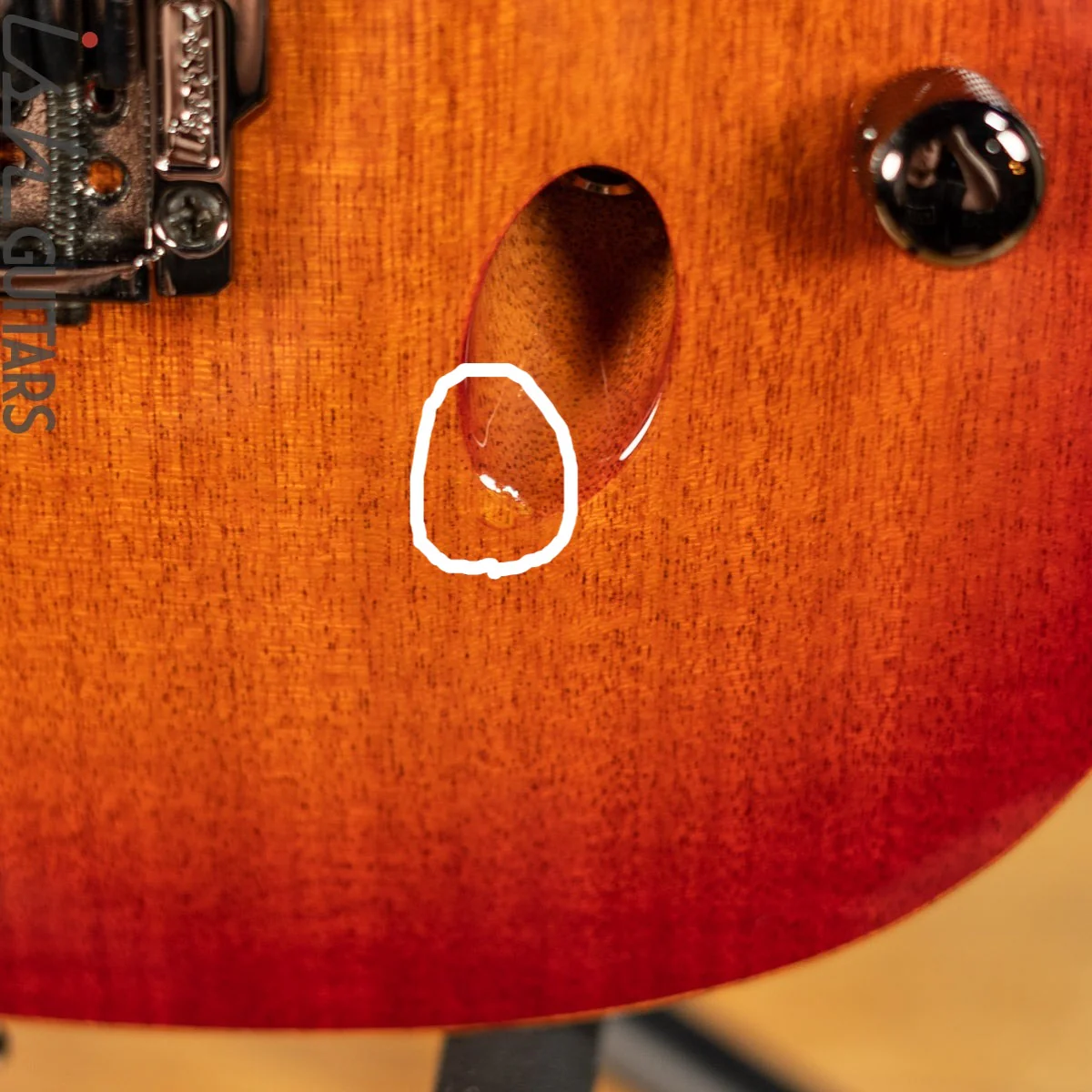 2015 Ibanez Prestige S5521 Blaze Red Burst - Image 5