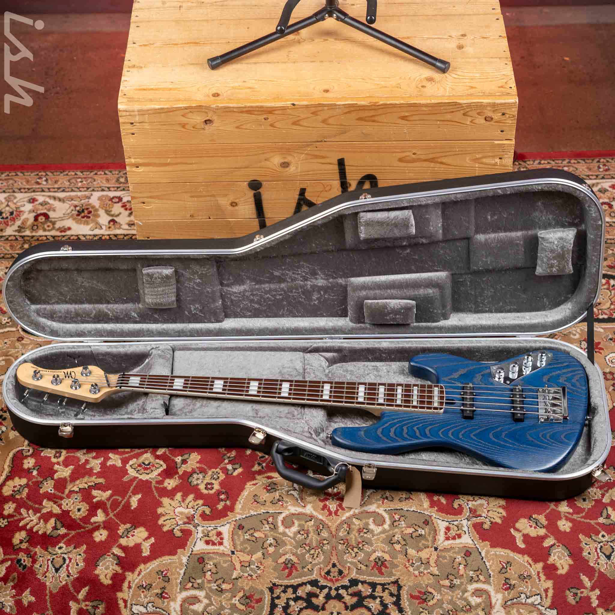 2015 Mayones Jabba 5 Custom Trans Blue - Image 18