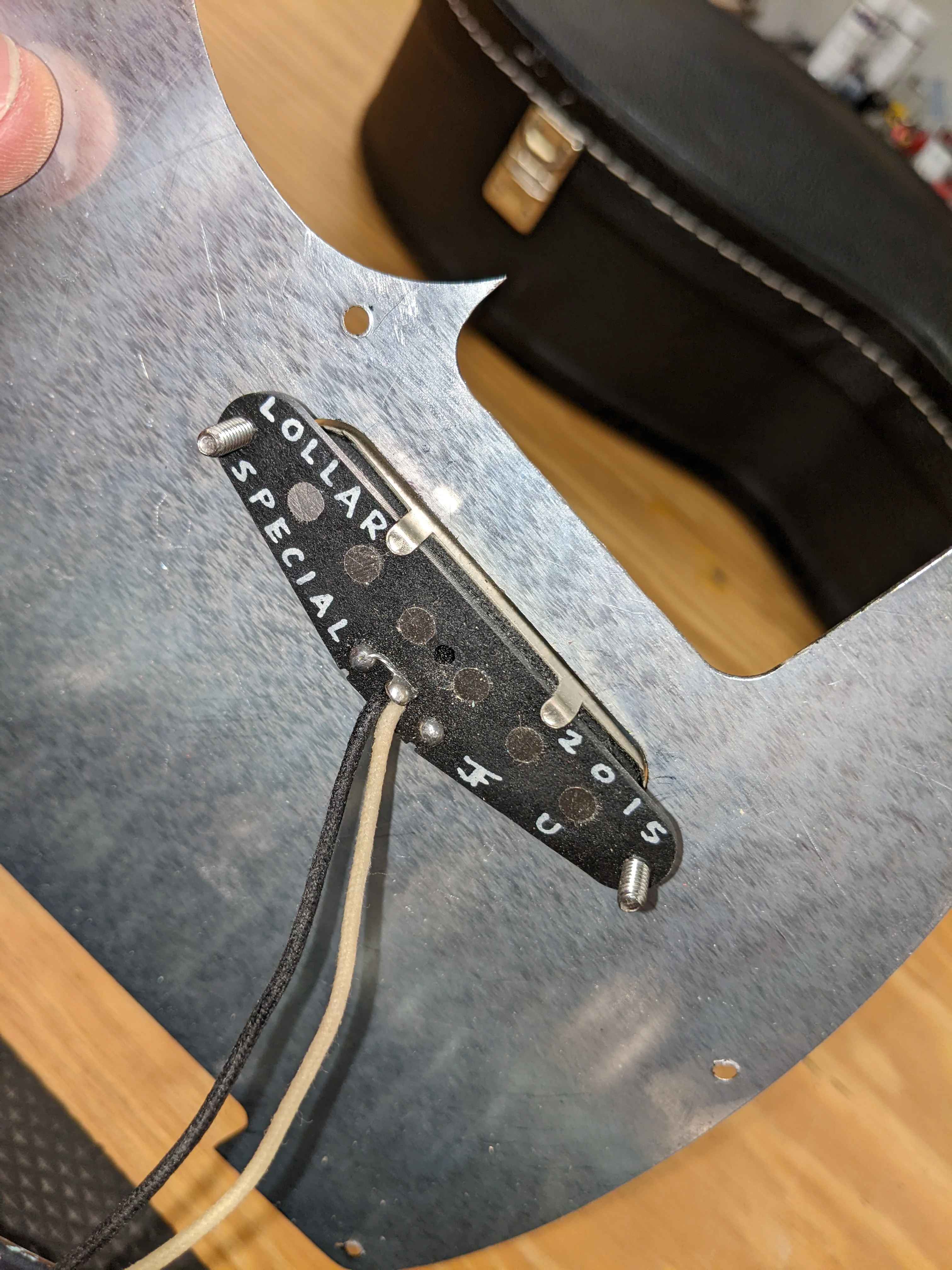 2015 Palir Pinstripe Titan Tele Aged Black/Kelly Green - Image 19