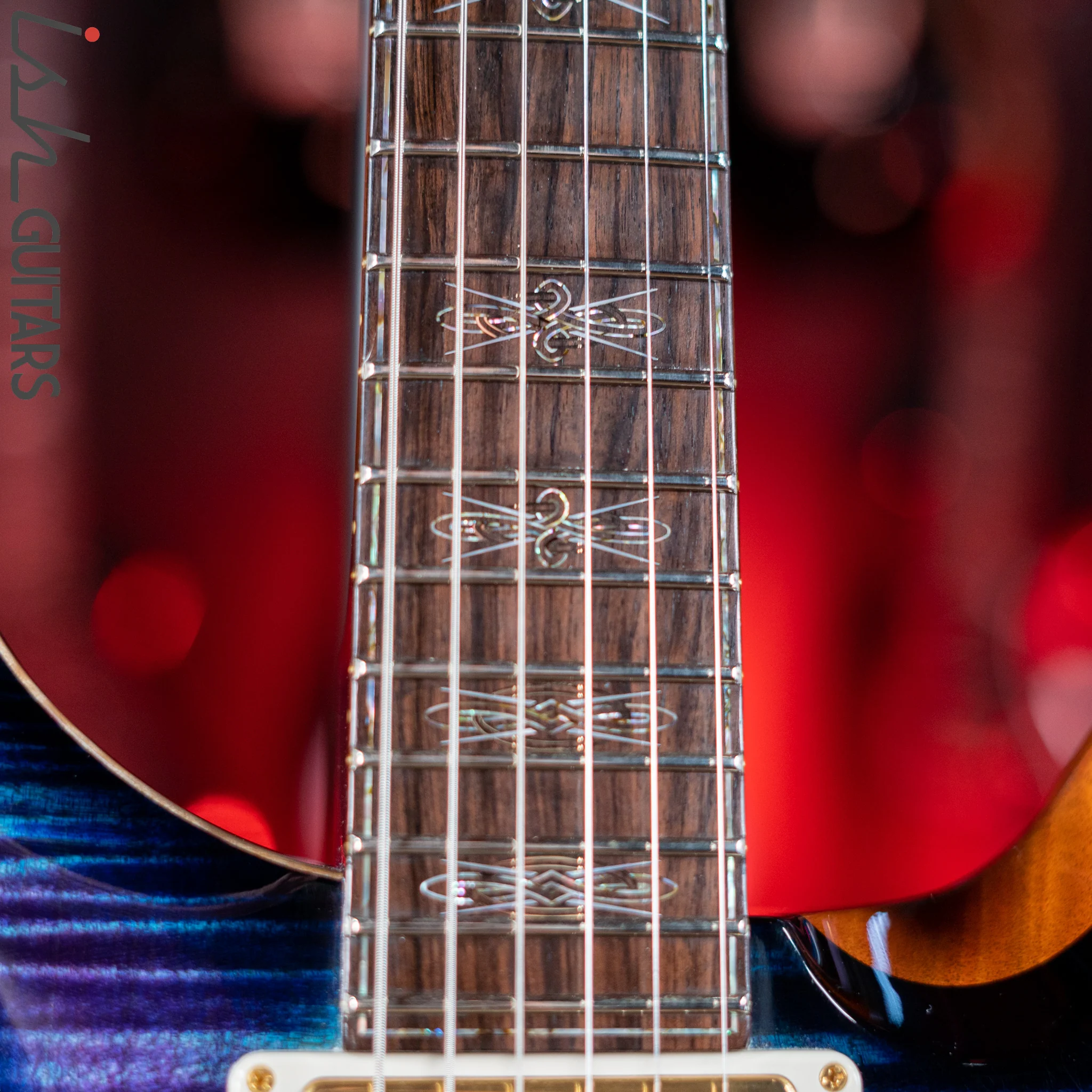 2015 PRS Collection Series IX McCarty Trem Curly Maple Aqua Violet Smoked Burst - Image 5