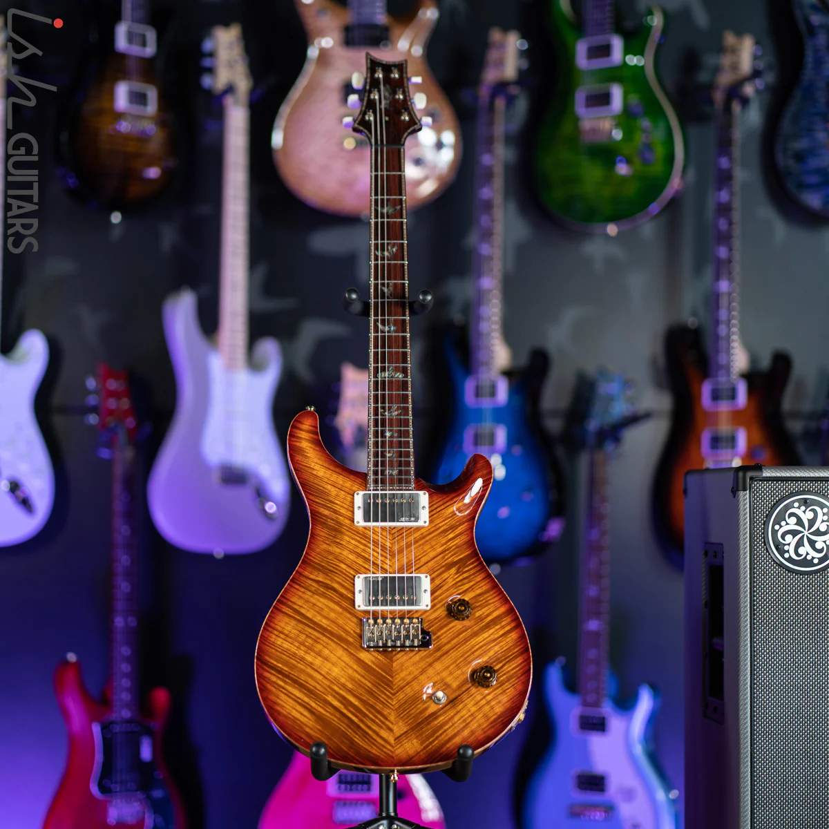 2015 PRS Violin II Private Stock Dark Cherry Burst Curly Maple - Image 2
