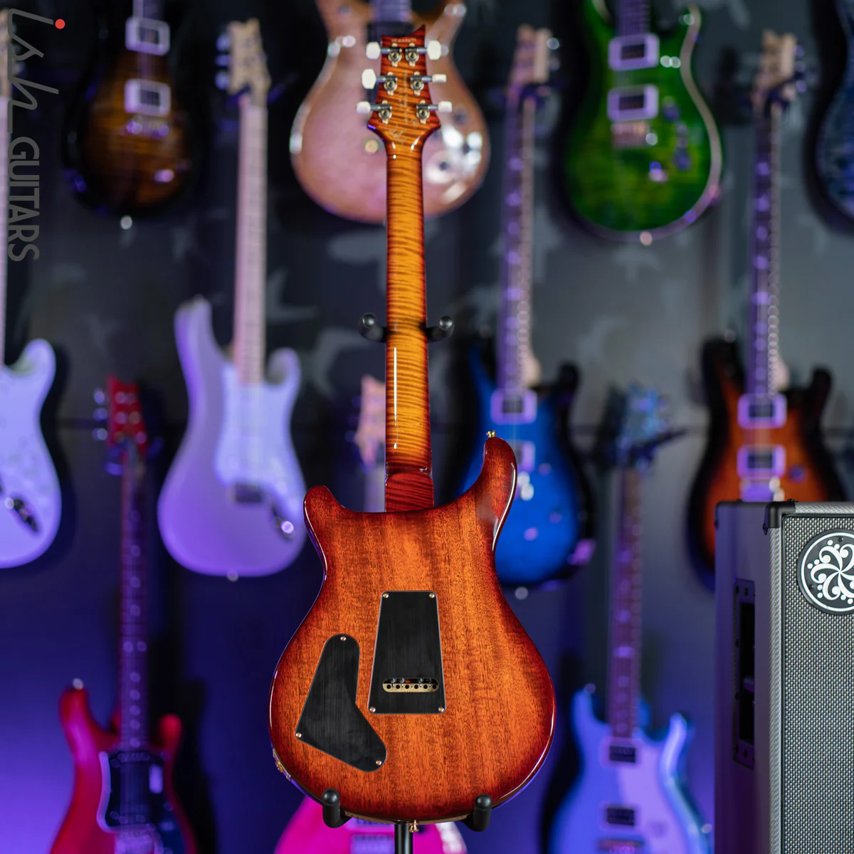 2015 PRS Violin II Private Stock Dark Cherry Burst Curly Maple - Image 9