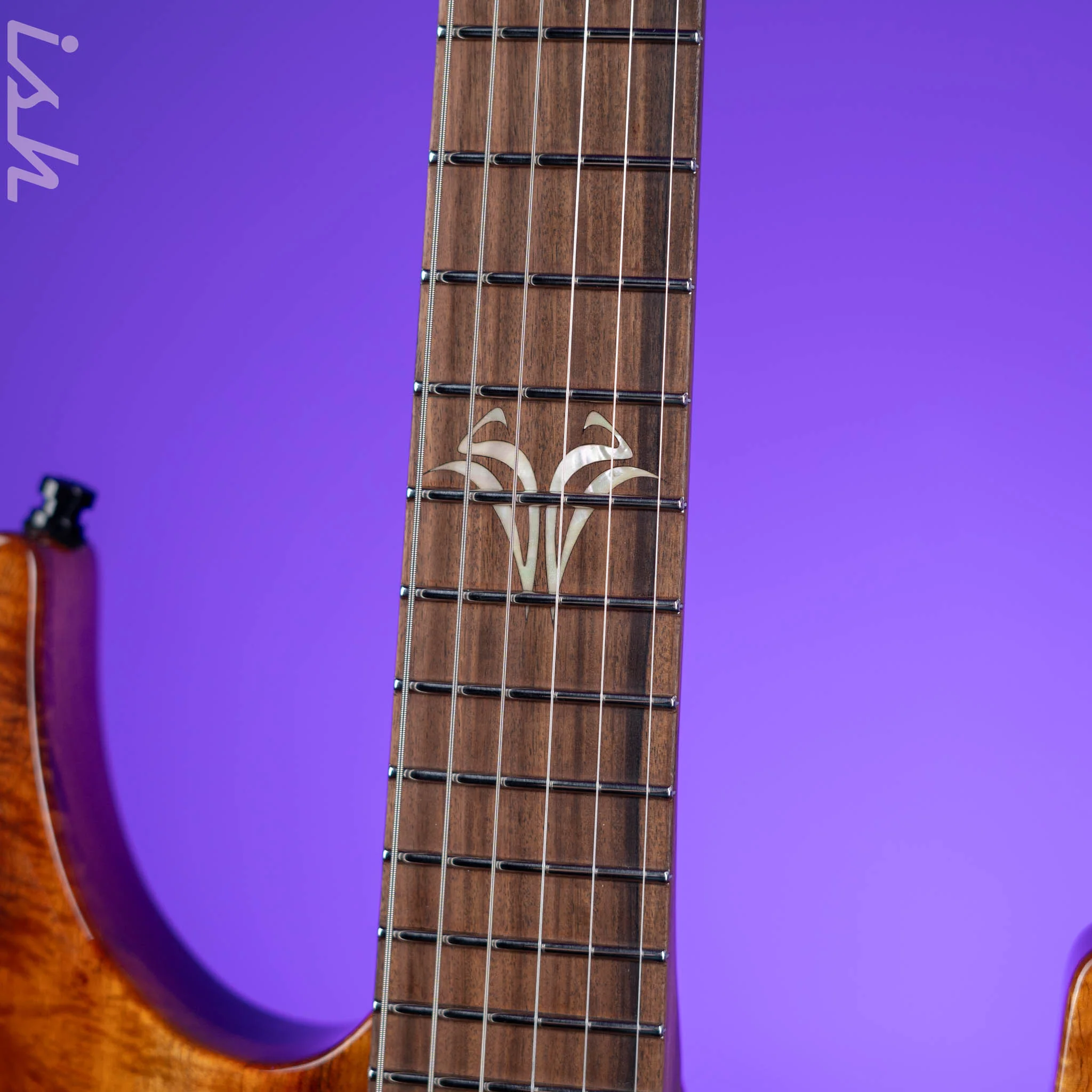 2015 Suhr Modern Carve Top Natural Curl Koa - Image 5