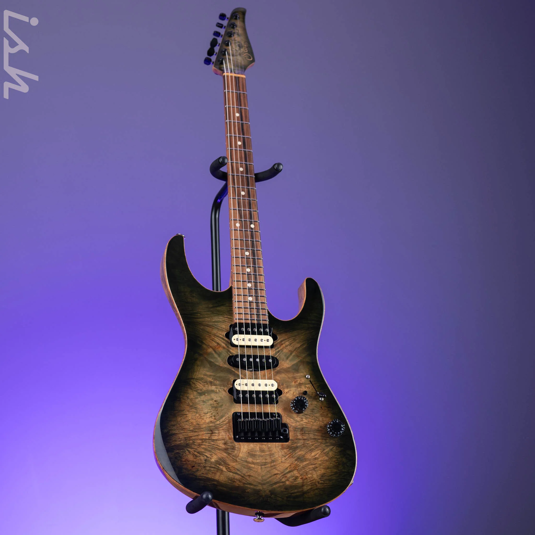 2015 Suhr Modern Faded Trans Green Burst - Image 2