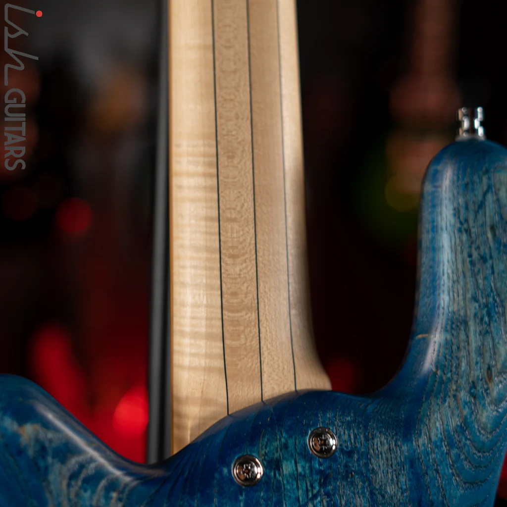 2015 Warwick Streamer LX Limited Edition Bleached Ocean Blue - Image 11