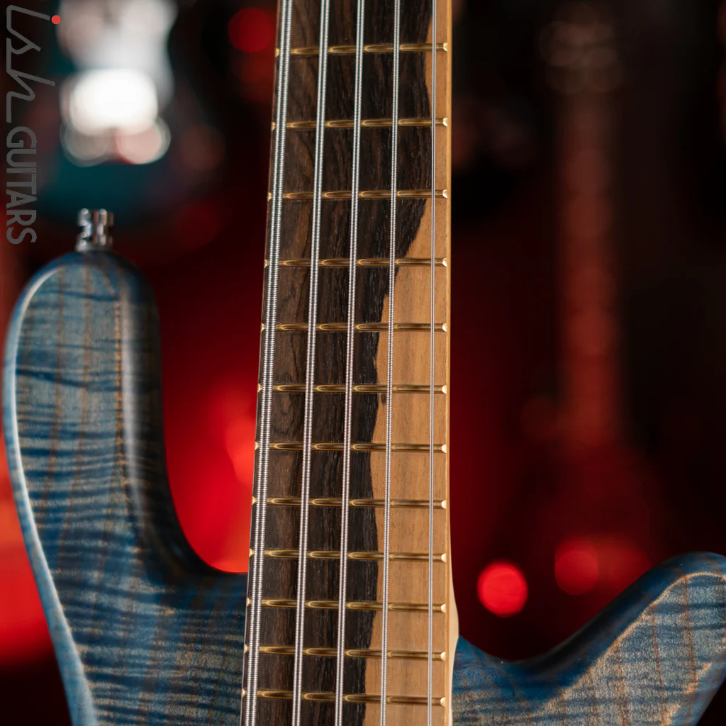 2015 Warwick Streamer LX Limited Edition Bleached Ocean Blue - Image 5