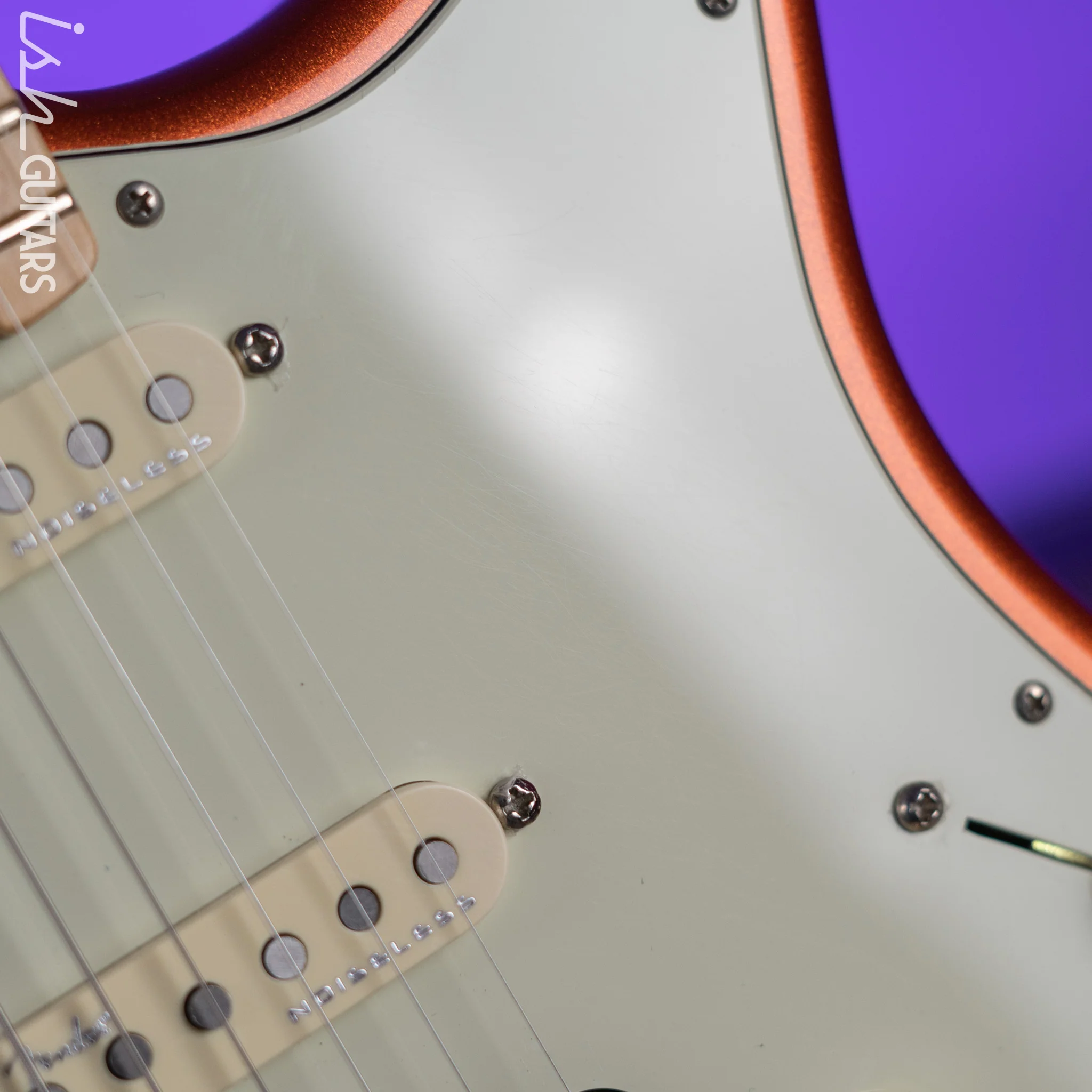 2016 Fender American Elite Stratocaster HSS Shawbucker Autumn Blaze Metallic - Image 6