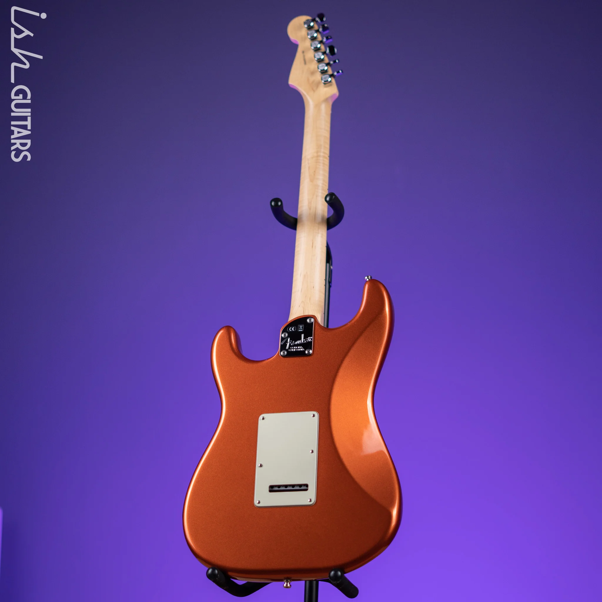 2016 Fender American Elite Stratocaster HSS Shawbucker Autumn Blaze Metallic - Image 8