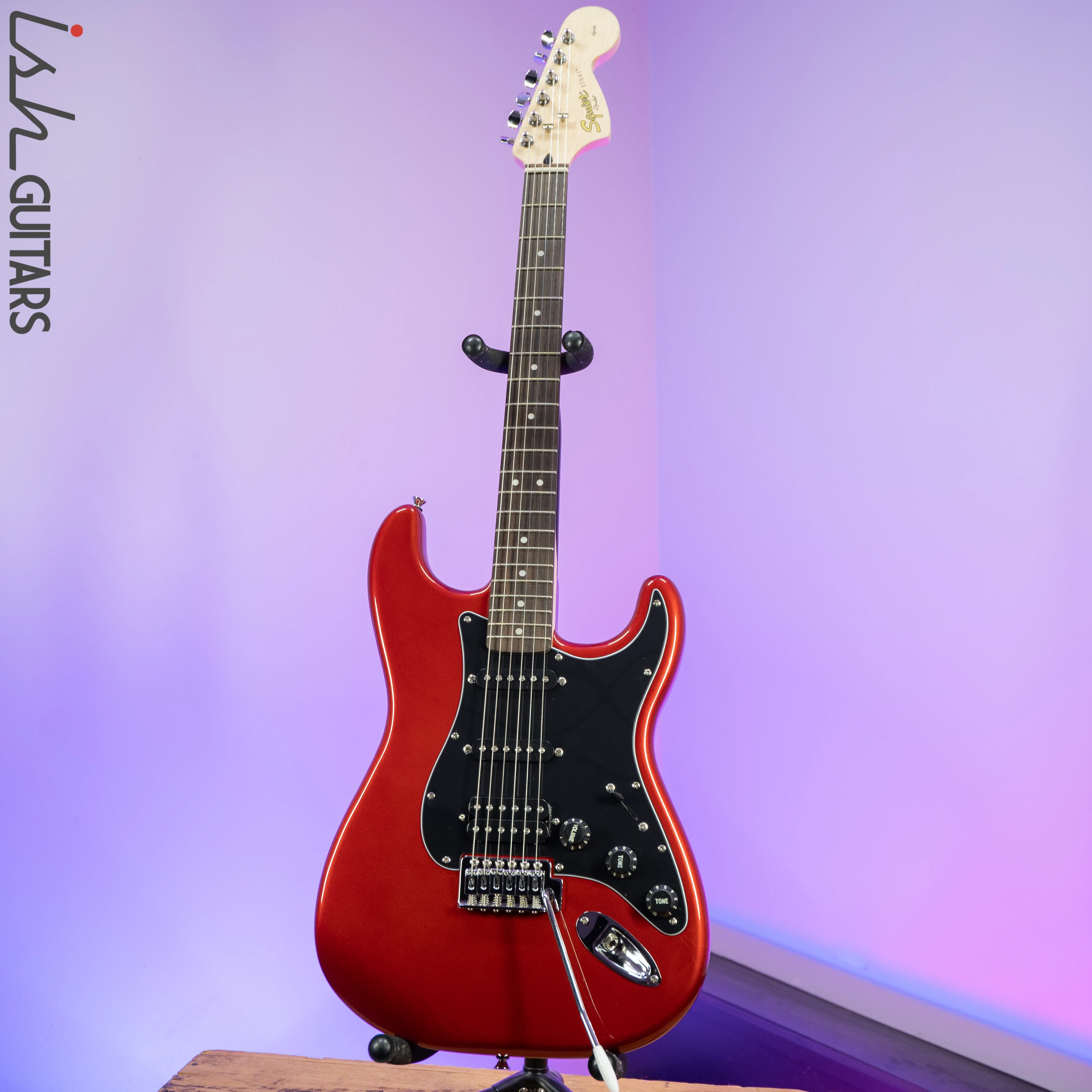 2016 Fender Squier Affinity Series Strat HSS Metallic Red - Image 2