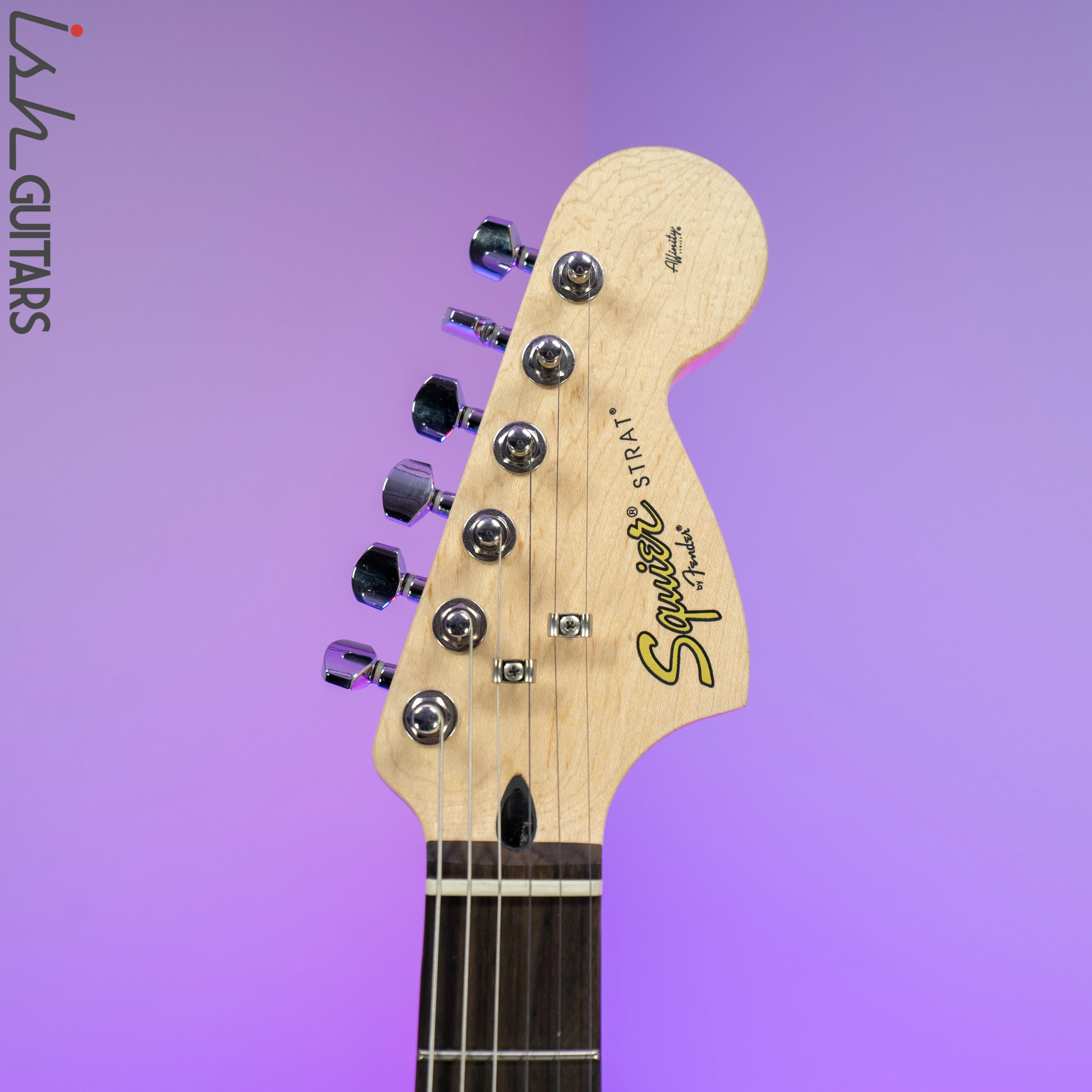 2016 Fender Squier Affinity Series Strat HSS Metallic Red - Image 6