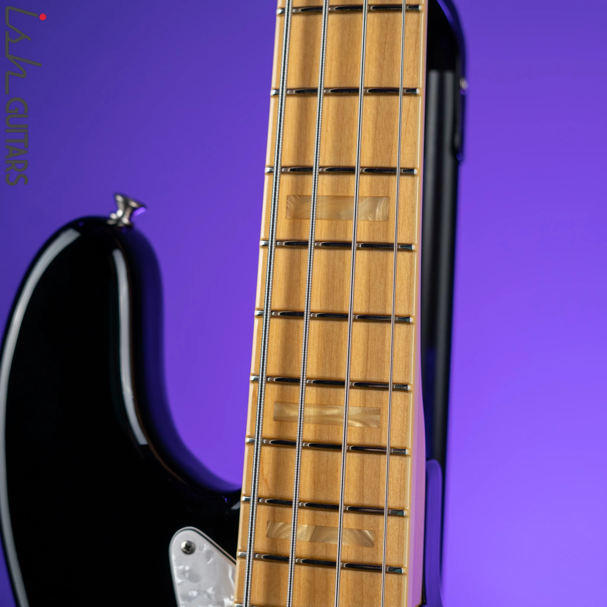 2016 Fender USA Geddy Lee Jazz Bass Black - Image 5