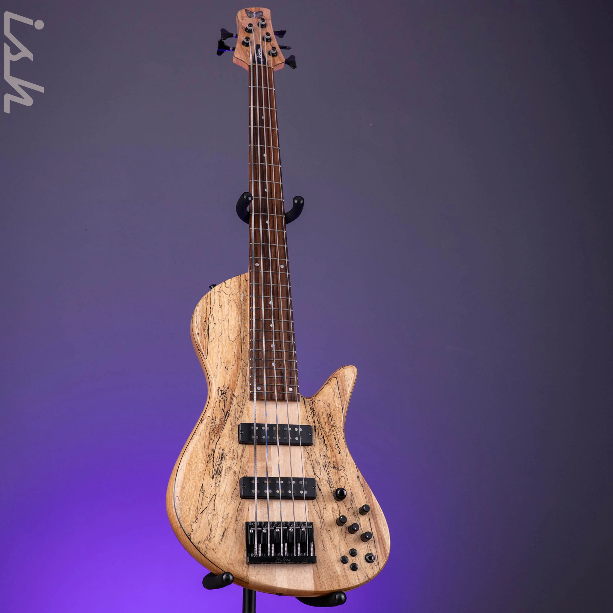 2016 Fodera Emperor II 5 Elite Neck Through Natural - Image 2