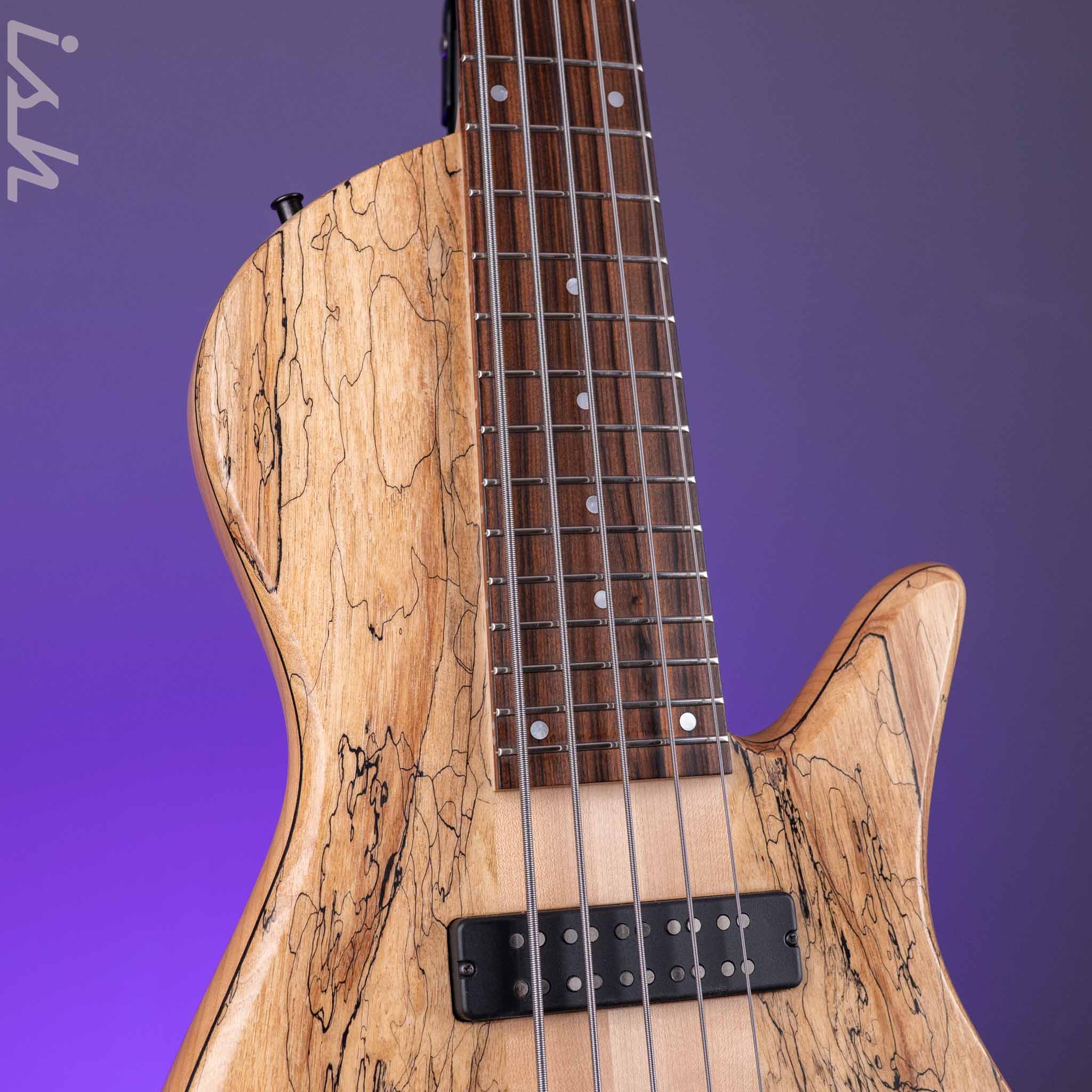 2016 Fodera Emperor II 5 Elite Neck Through Natural - Image 4