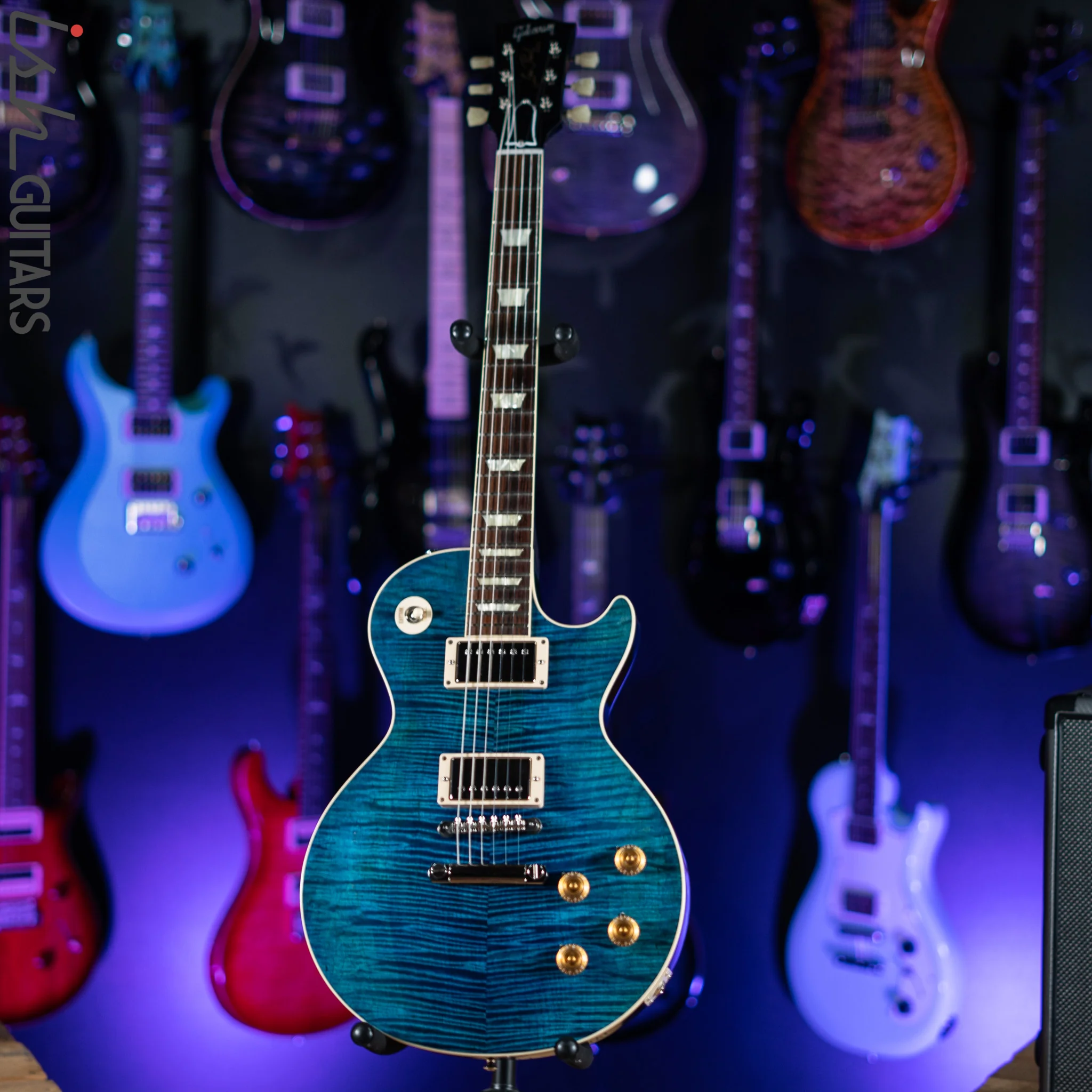 2016 Gibson R9 1959 Reissue Les Paul Ocean Blue - RARE! - Image 2