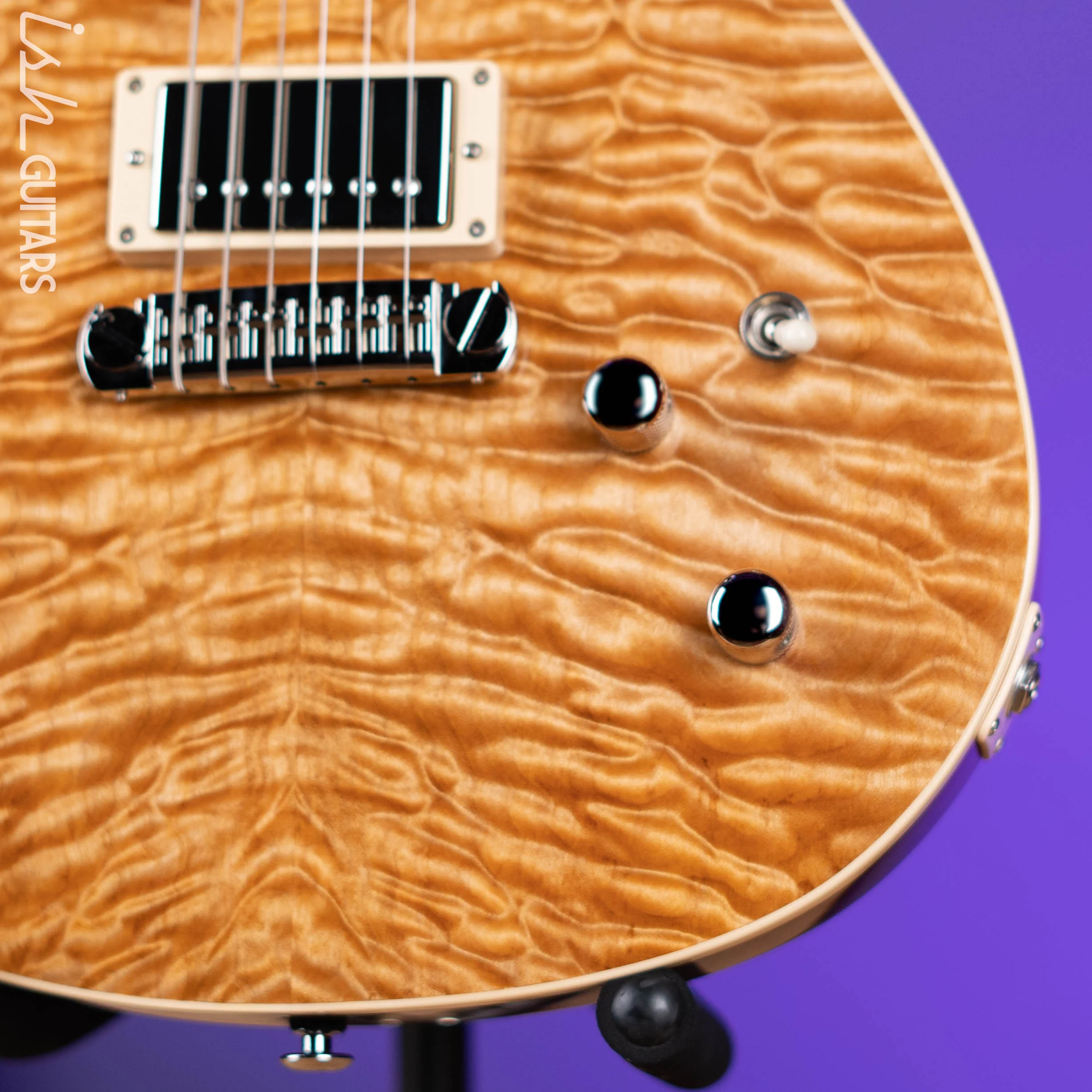 2016 Giffin T. Deluxe Clear Gloss over Golden Brown - Image 4