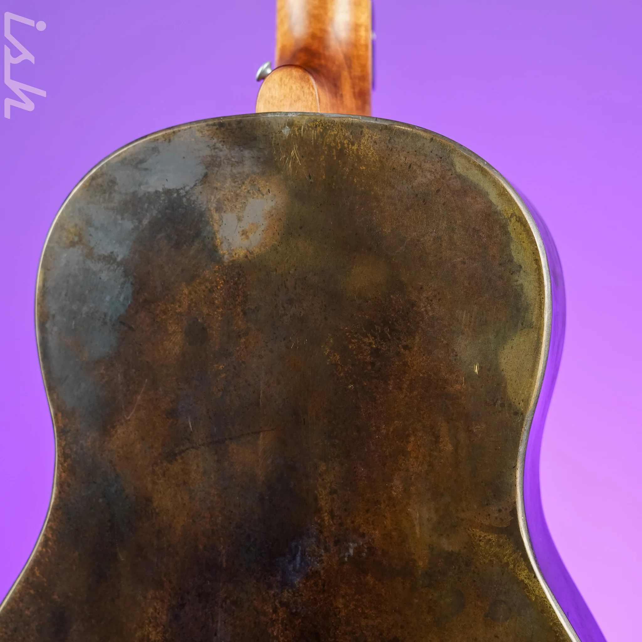 2016 Mule Resophonic Resonator Natural - Image 8