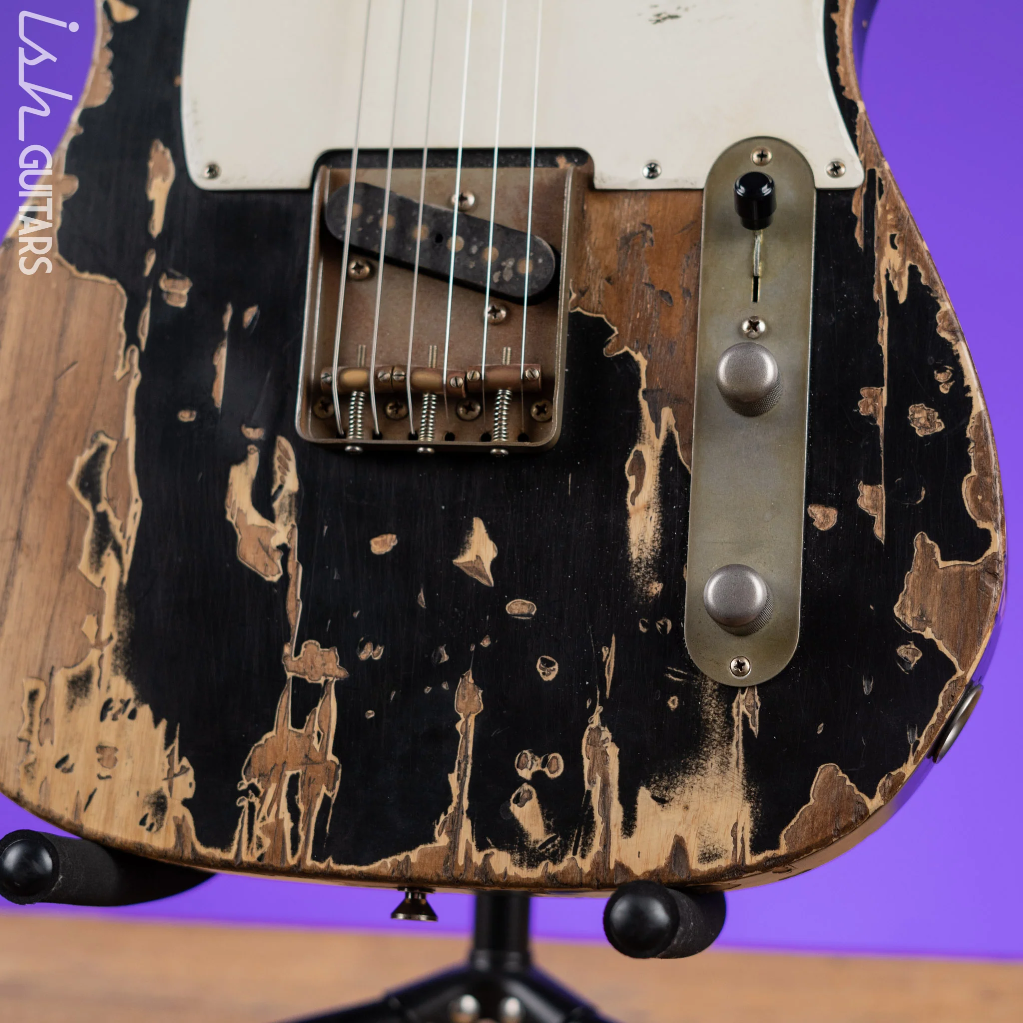 2016 Nash Guitars T-57 Black Relic - Image 4