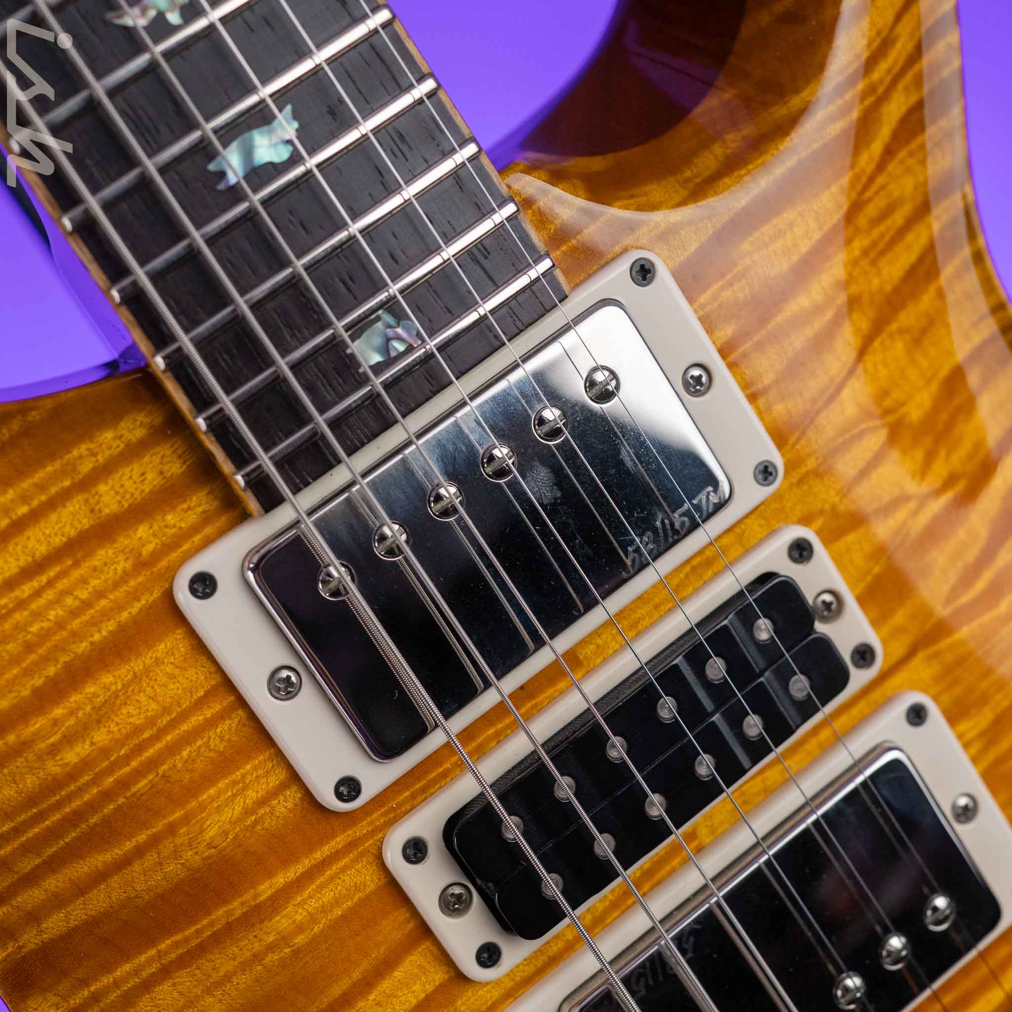 2016 PRS Private Stock Super Eagle Semi-Hollow Limited 1 of 100 John Mayer McCarty Tobacco with Smoked Burst - Image 12