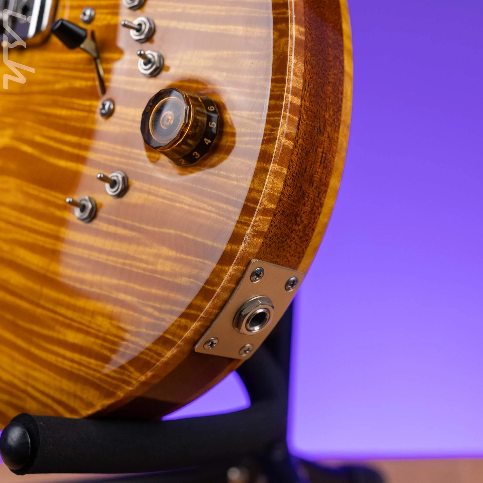 2016 PRS Private Stock Super Eagle Semi-Hollow Limited 1 of 100 John Mayer McCarty Tobacco with Smoked Burst - Image 7