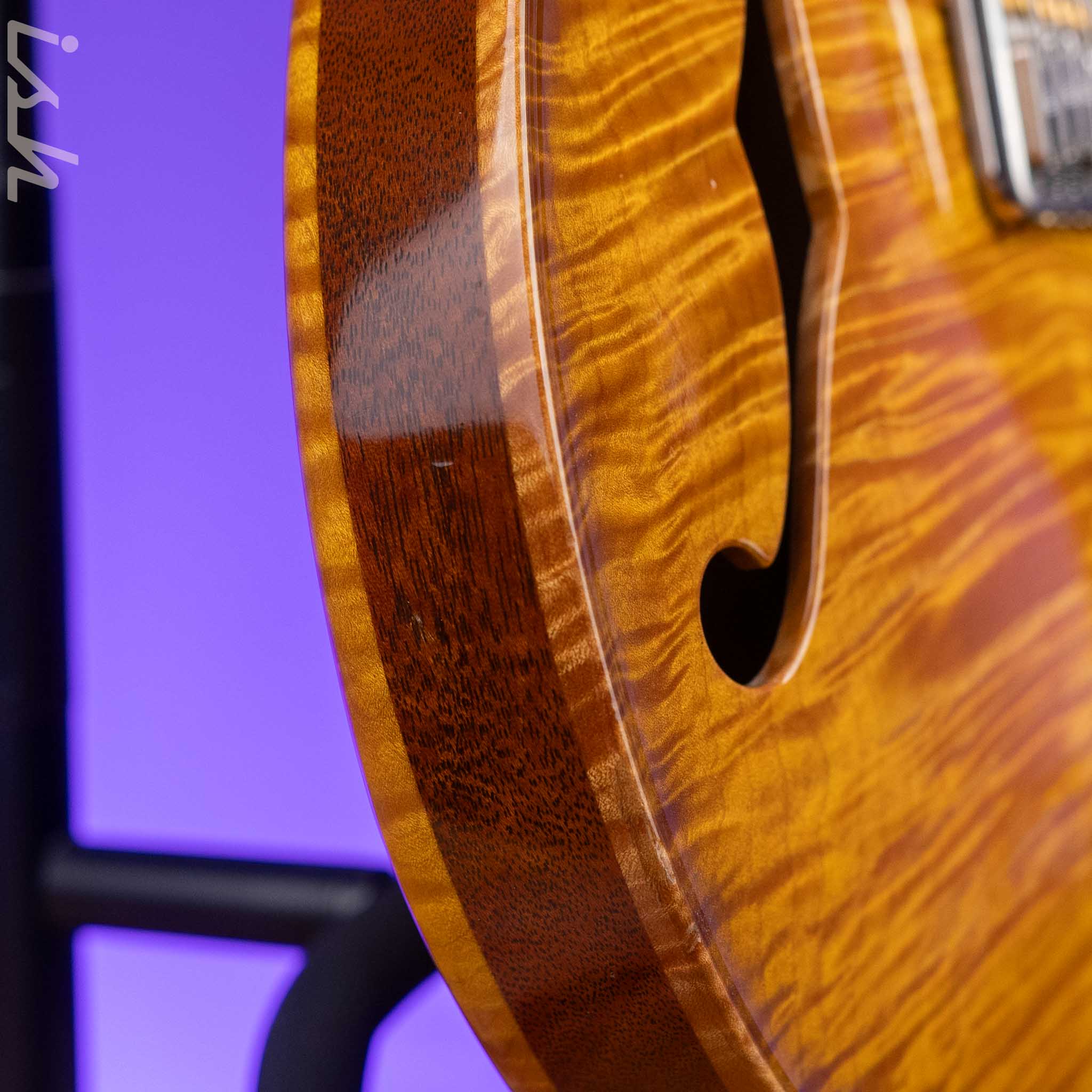 2016 PRS Private Stock Super Eagle Semi-Hollow Limited 1 of 100 John Mayer McCarty Tobacco with Smoked Burst - Image 9