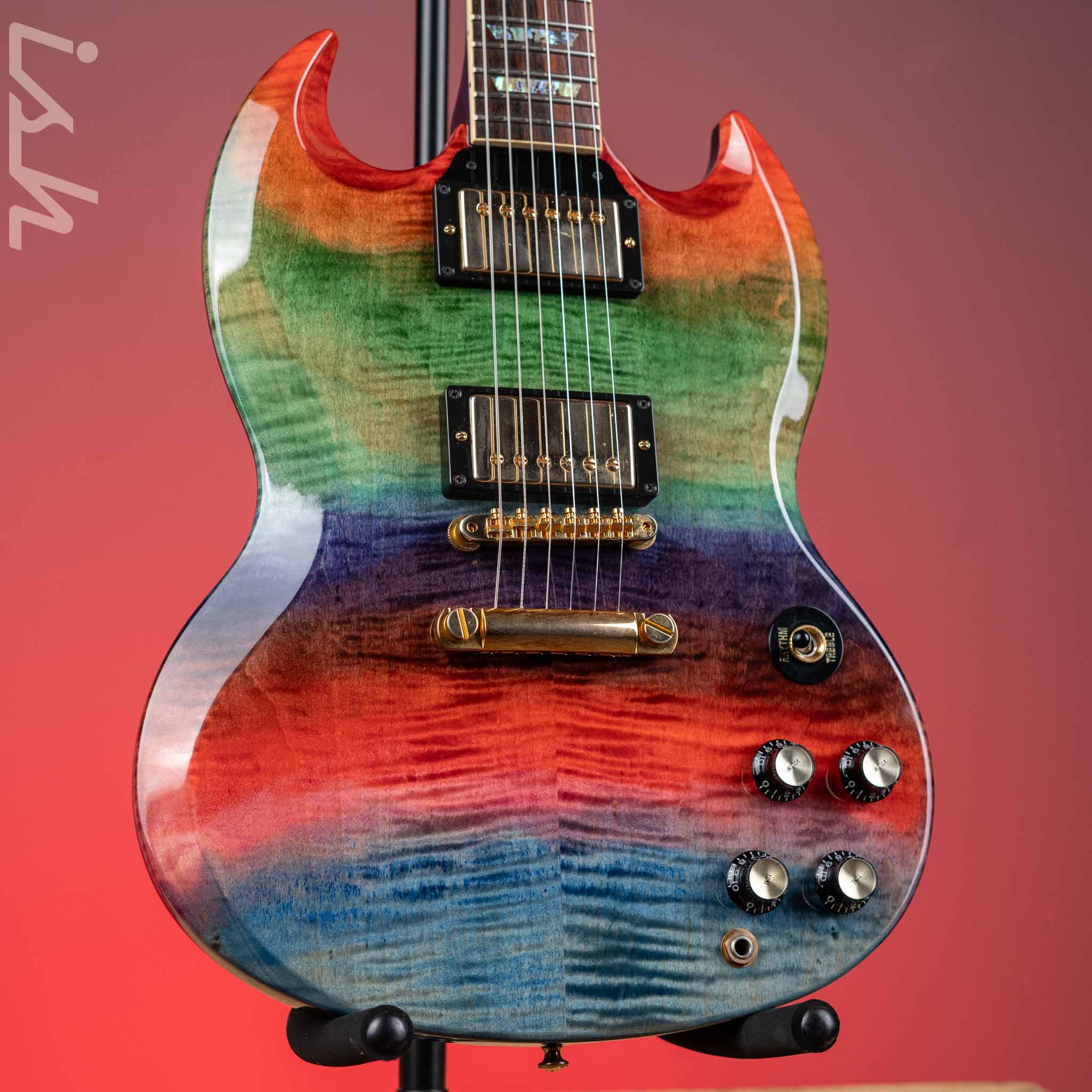 2017/2018 Gibson Custom Shop SG Elegant Flamed Maple Aurora Borealis
