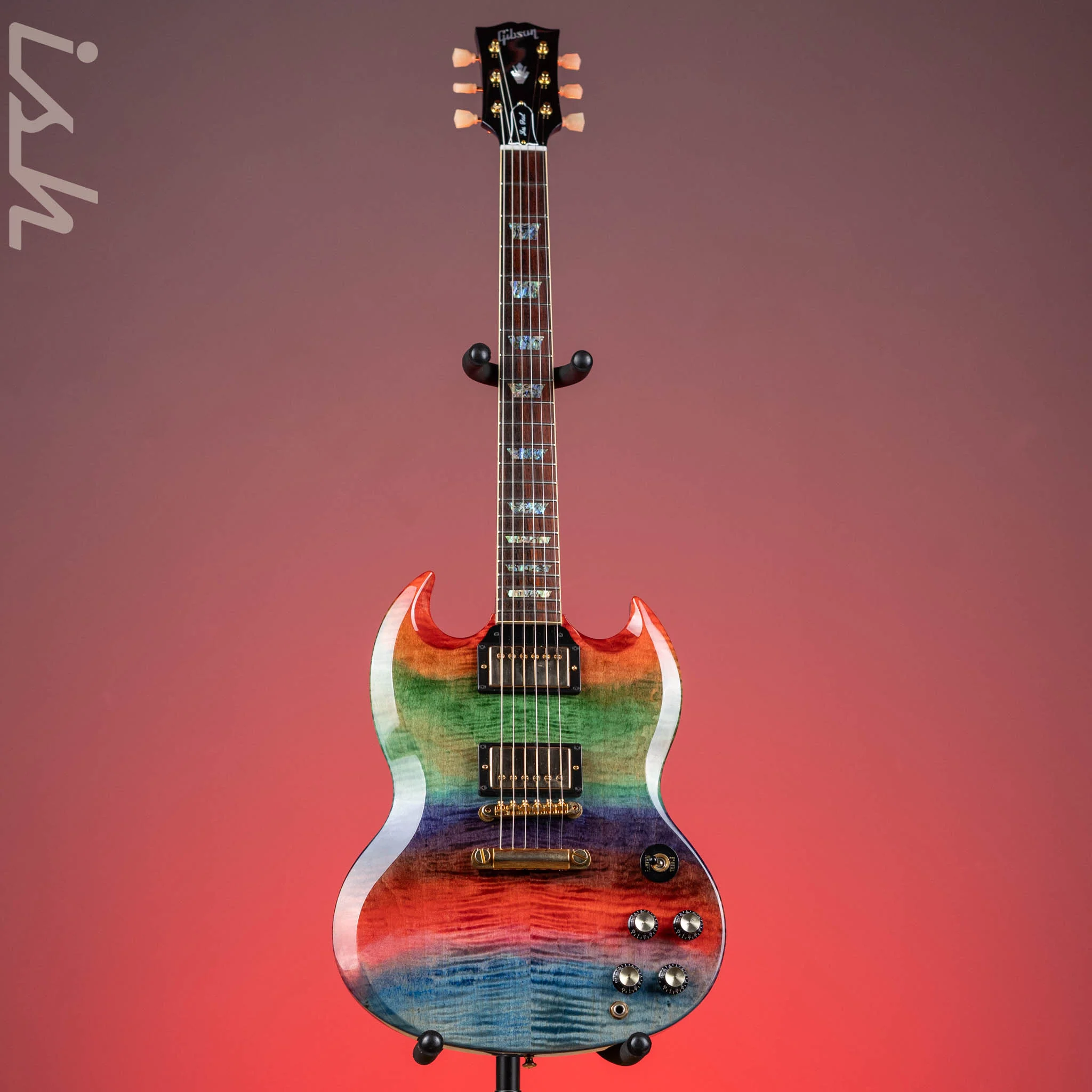 2017/2018 Gibson Custom Shop SG Elegant Flamed Maple Aurora Borealis - Image 2