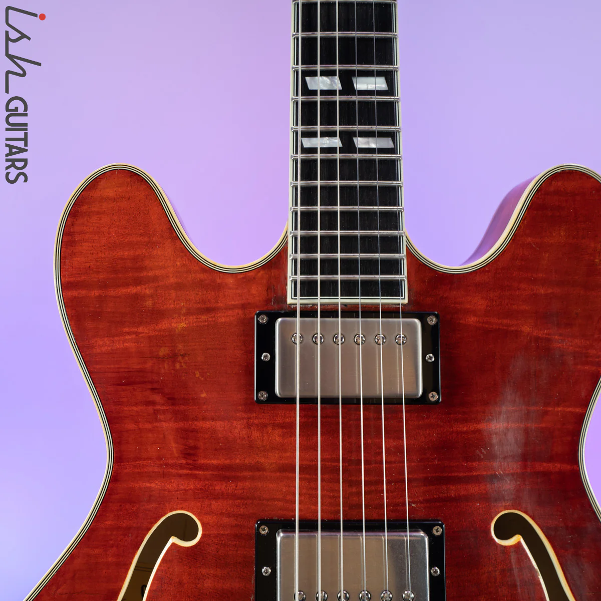 2017 Eastman T59/V Thinline Antique Amber - Image 3