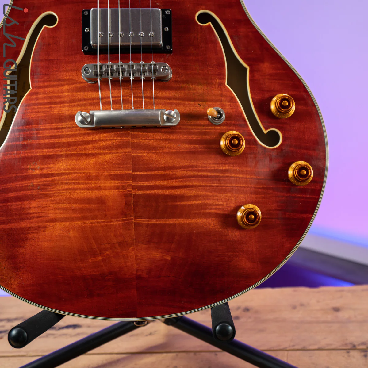 2017 Eastman T59/V Thinline Antique Amber - Image 4