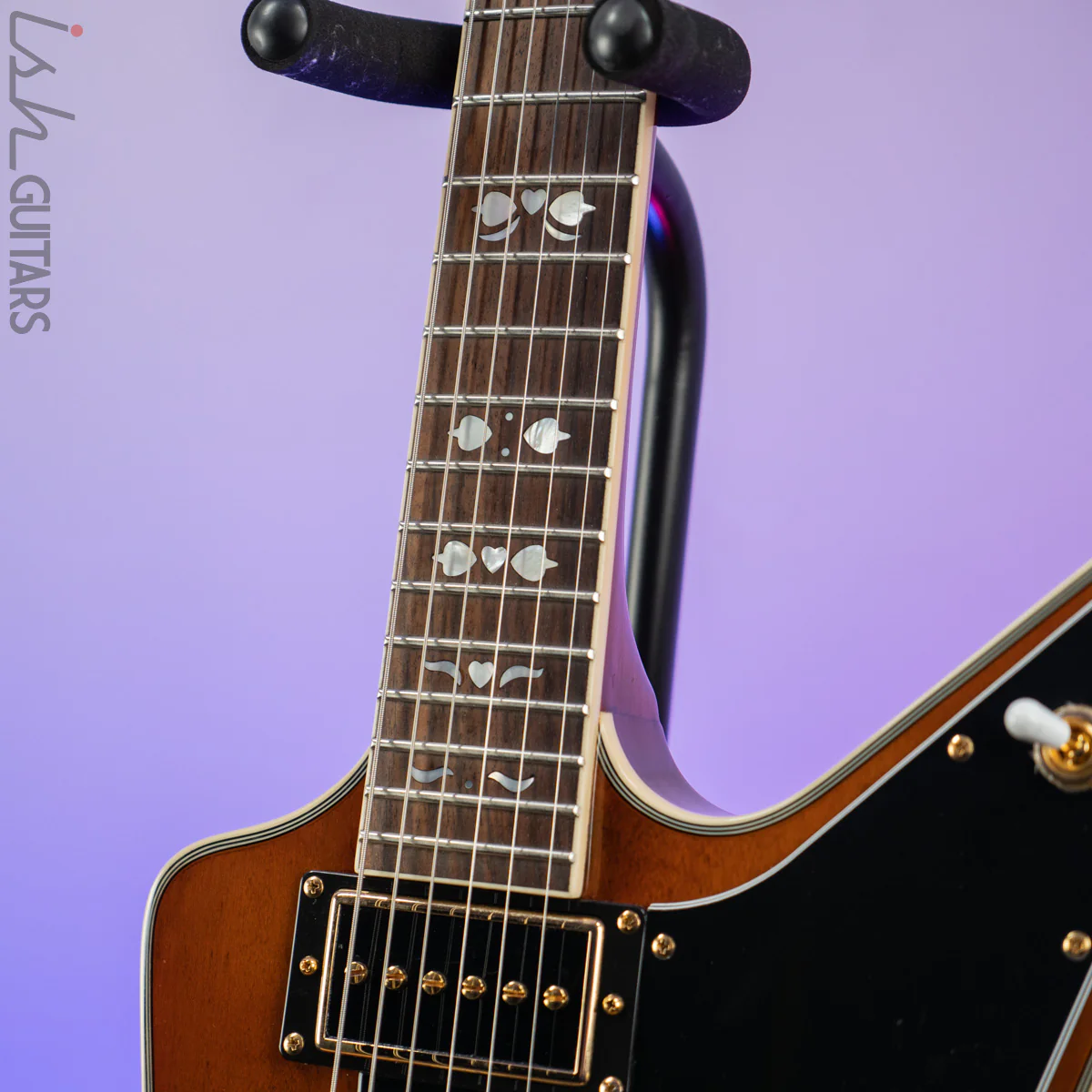 2017 Epiphone Explorer Artisan Lee Malia Signature Walnut - Image 6