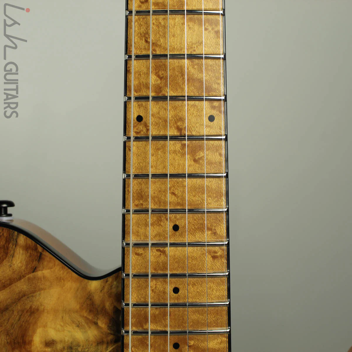 2017 Ernie Ball Music Man BFR Axis Super Sport Buckeye Burl - Image 6