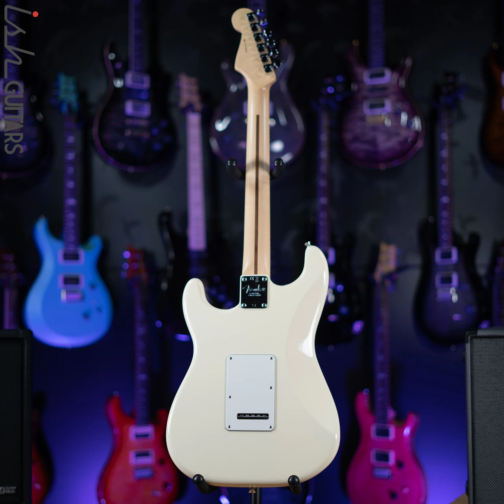 2017 Fender American Standard Stratocaster Olympic White - Image 8