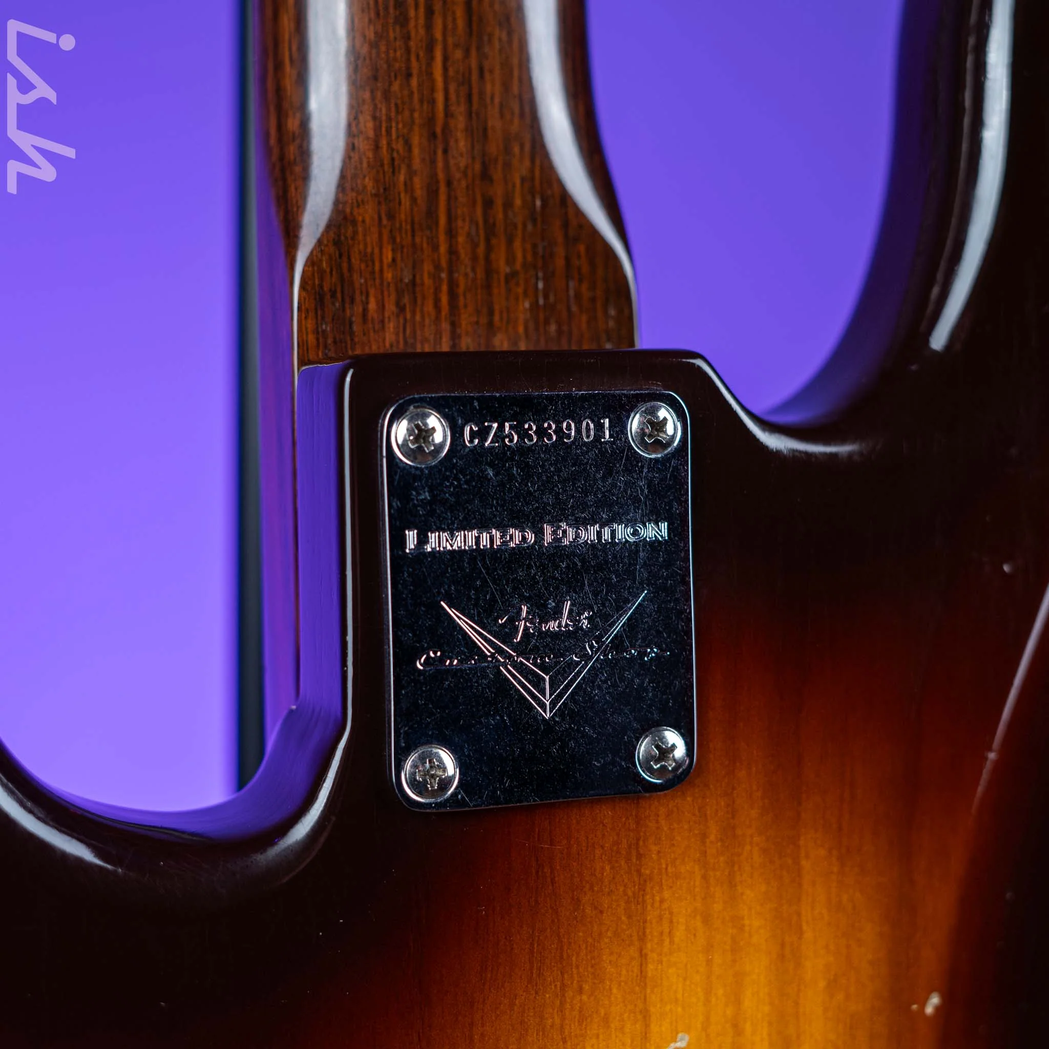 2017 Fender Custom Shop Relic 1957 P Bass Journeyman 2-Tone Sunburst RW Neck - Image 12