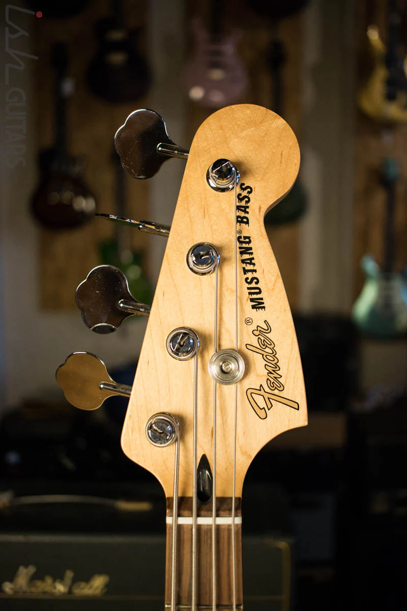 2017 Fender PJ Mustang Bass Daphne Blue - Image 5