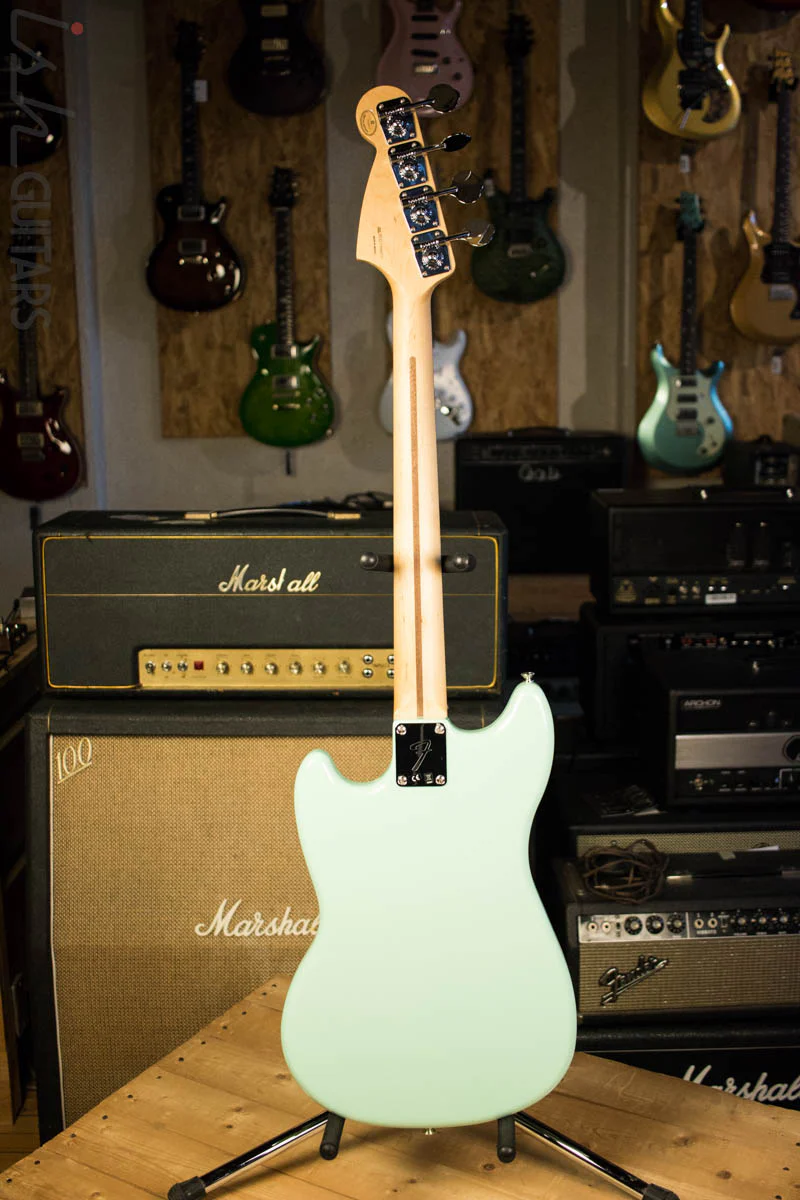 2017 Fender PJ Mustang Bass Daphne Blue - Image 8