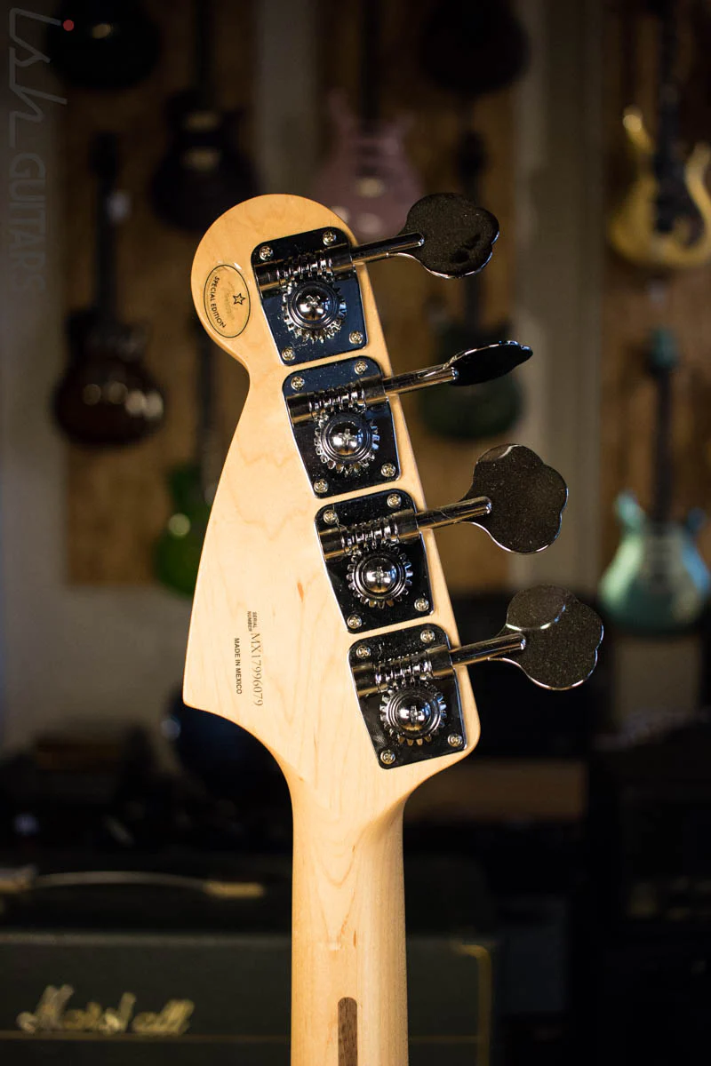 2017 Fender PJ Mustang Bass Daphne Blue - Image 9