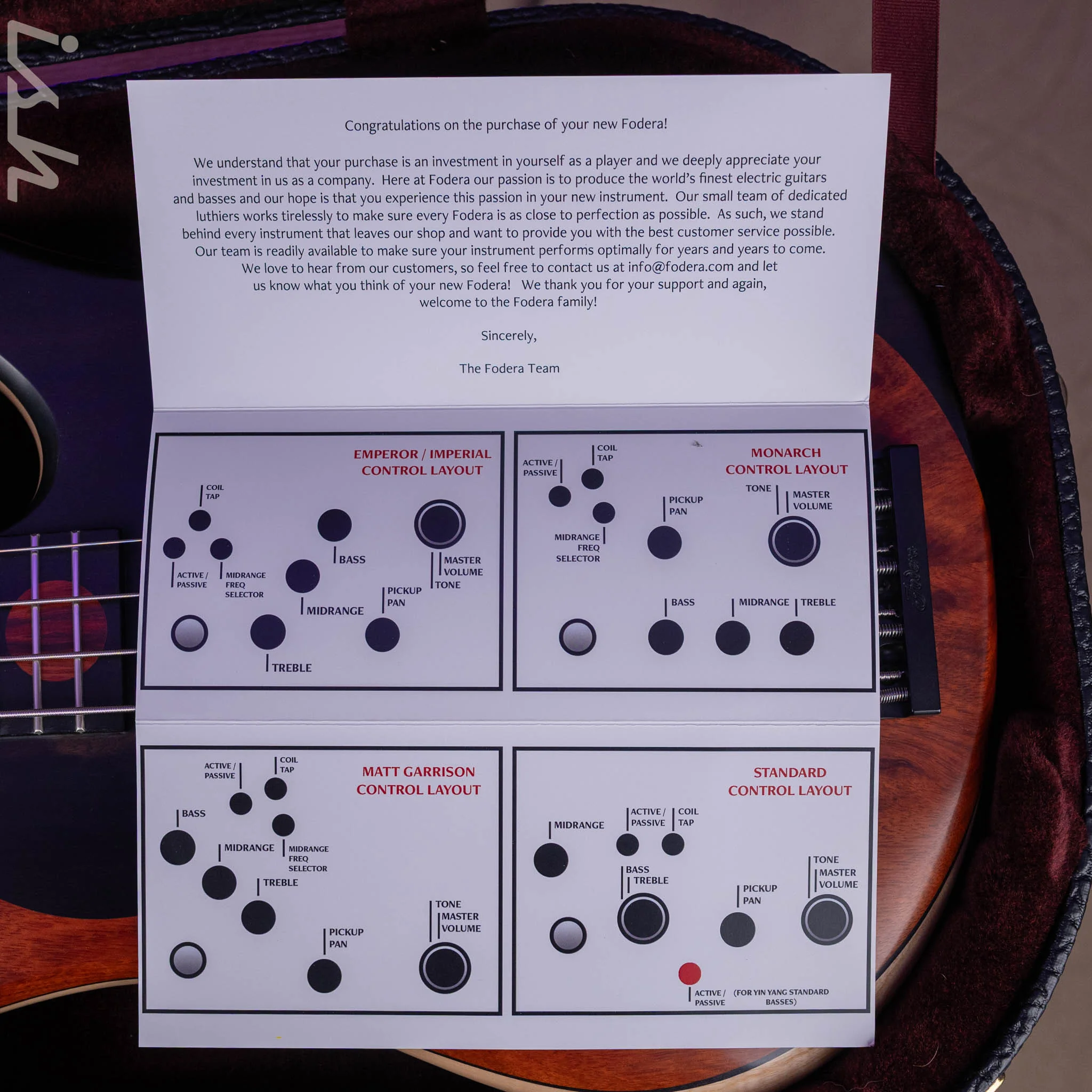 2017 Fodera Yin Yang Elite Monarch NAMM - Image 23