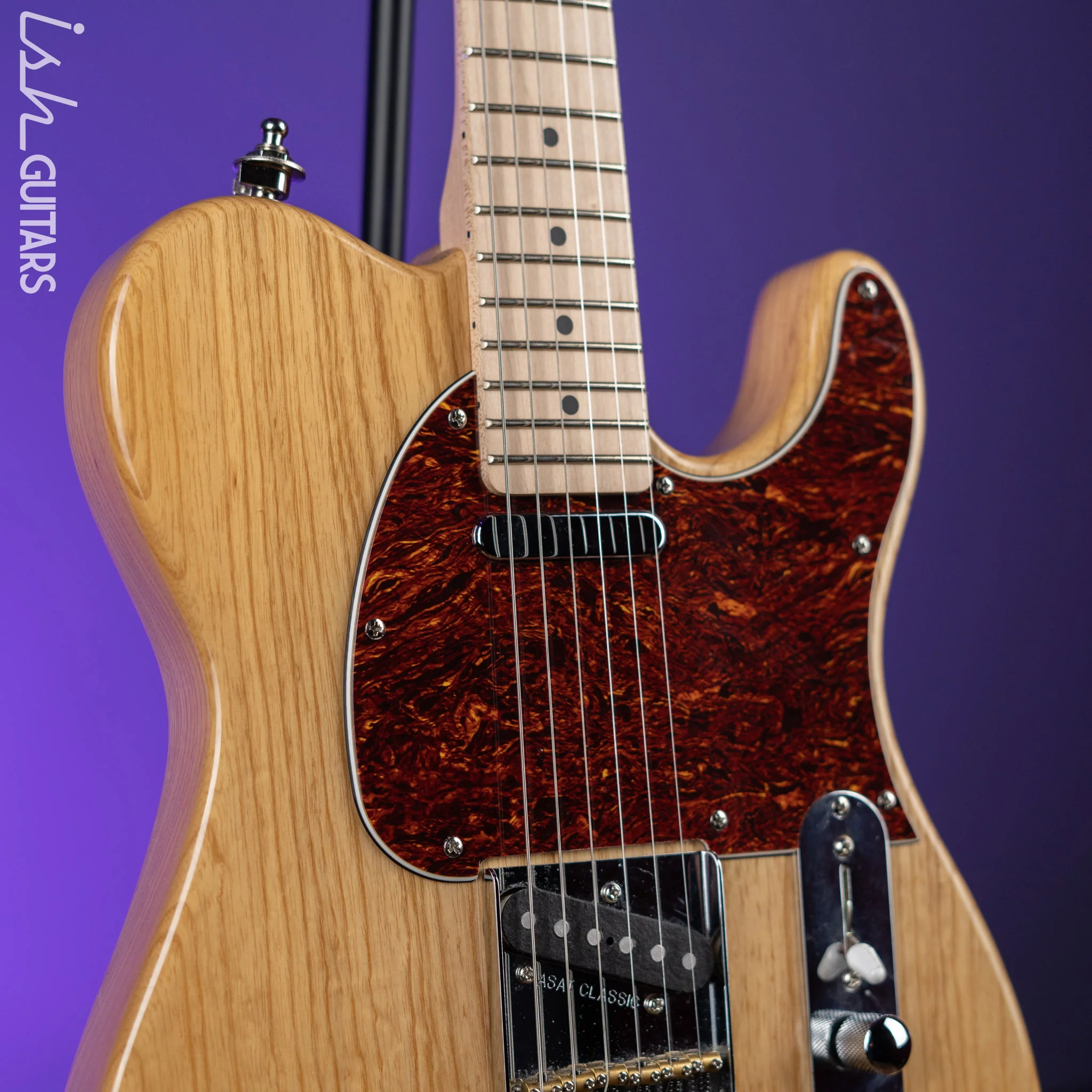 2017 G&L ASAT Classic Tribute Series Natural - Image 3