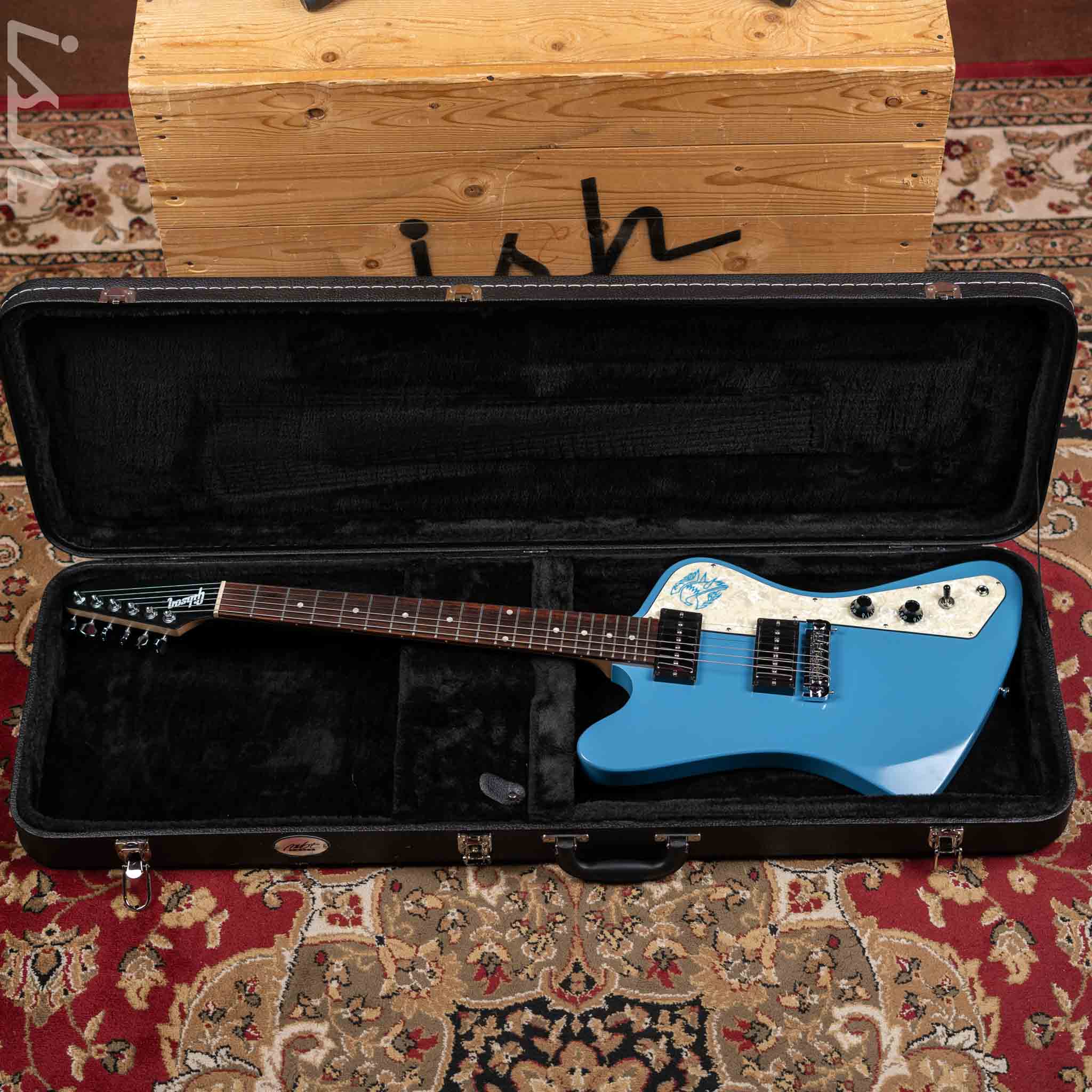 2017 Gibson Firebird Zero Electric Guitar Pelham Blue - Image 20