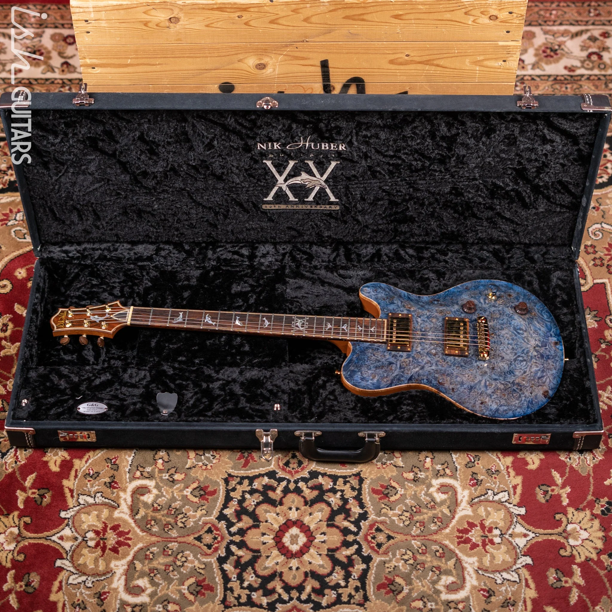 2017 Nik Huber Dolphin II 2 of 20 20th Anniversary Starry Night Blue - Image 18