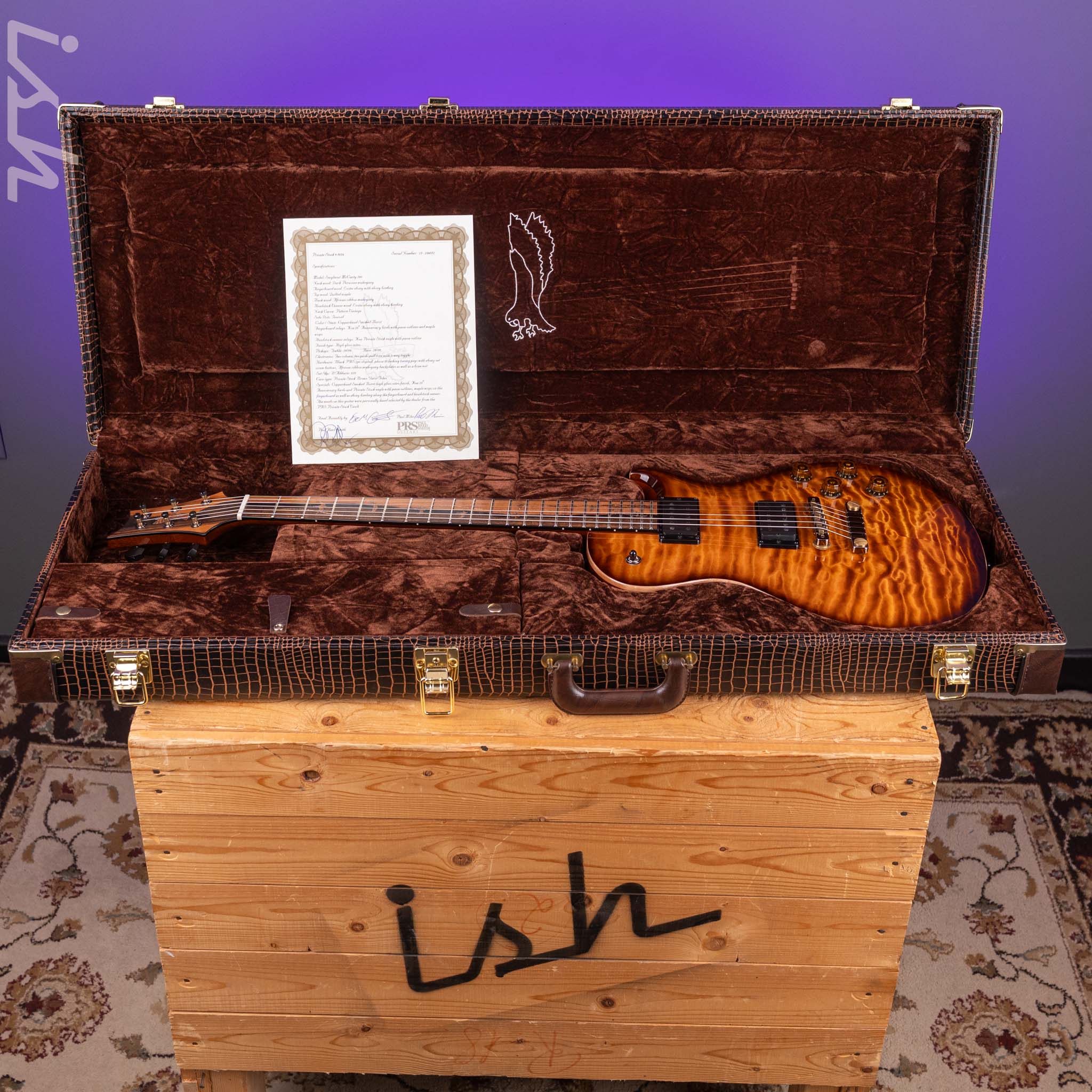 2017 PRS Private Stock Singlecut McCarty 594 Copperhead Smoked Burst - Image 17